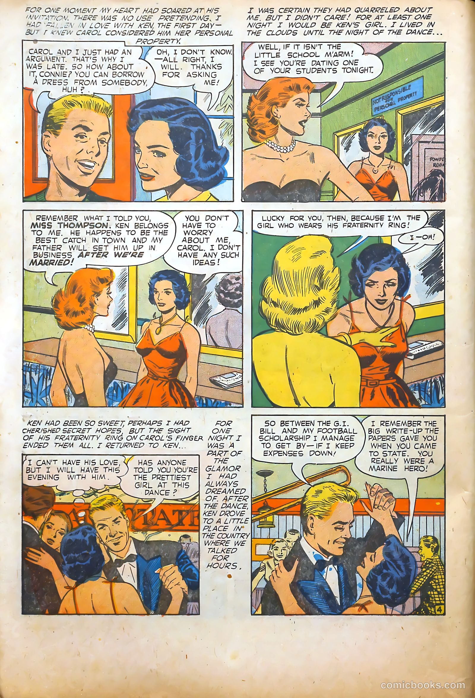 Cinderella Love #15 (1954) — page 6 of 36