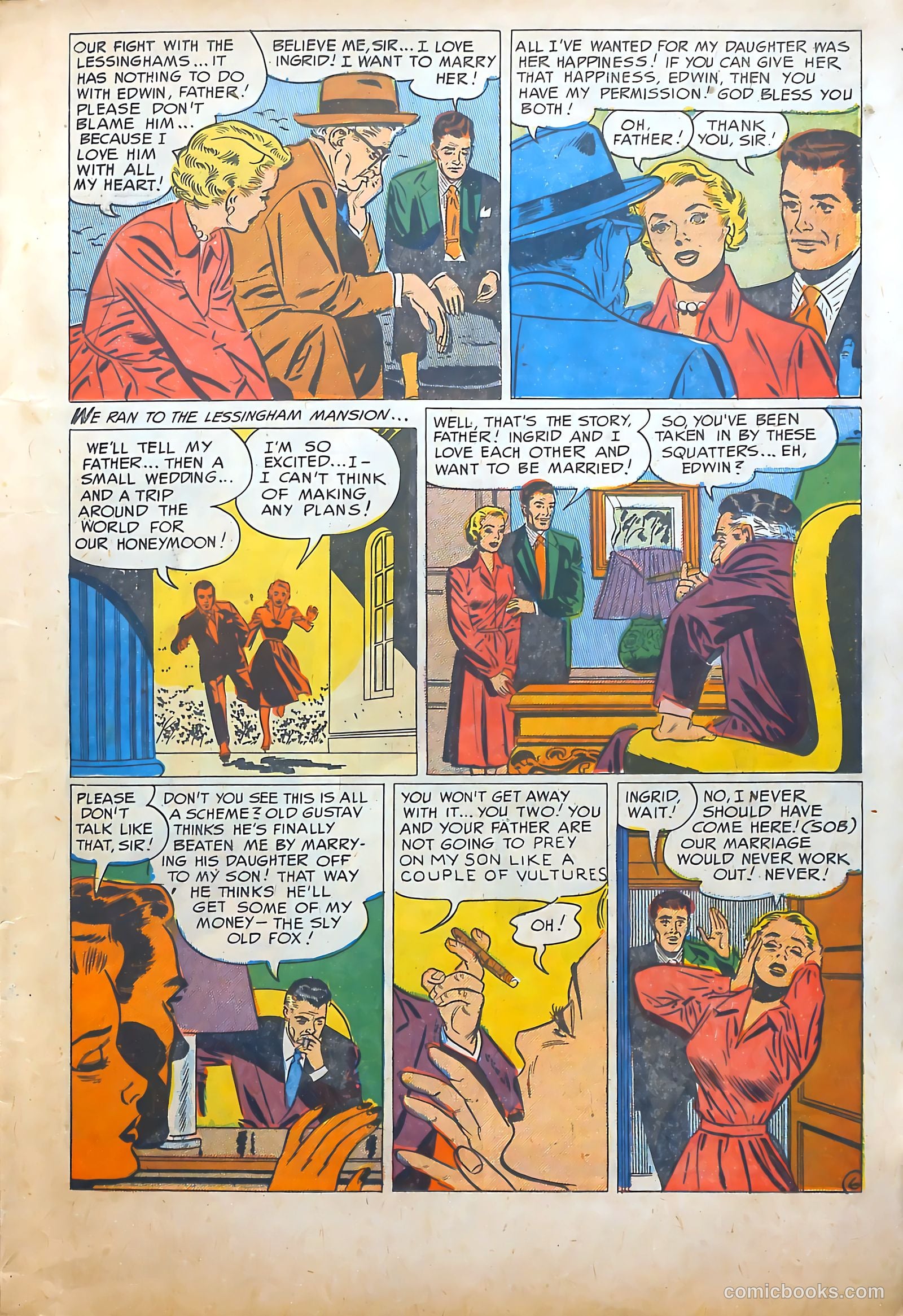 Cinderella Love #15 (1954) — page 15 of 36