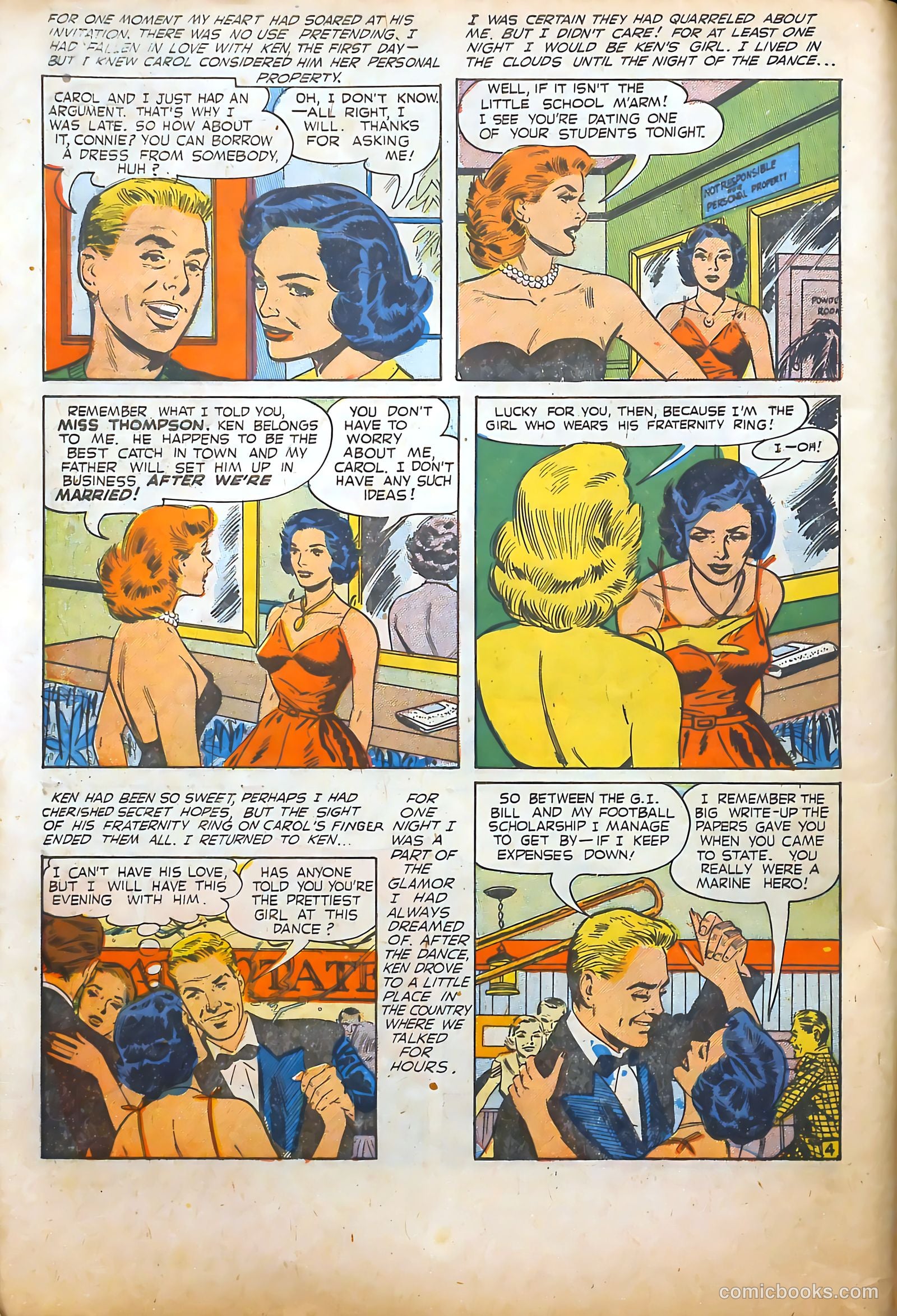 Cinderella Love #15 (1954) — page 6 of 36