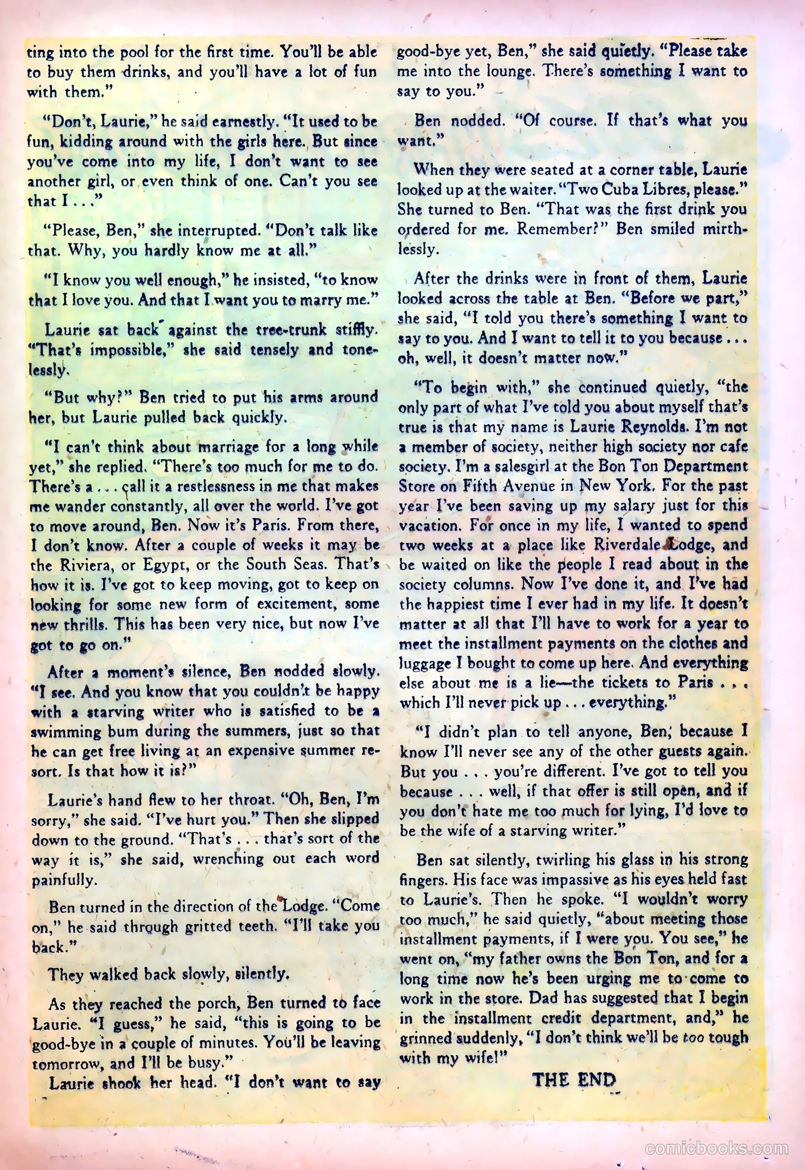 Cinderella Love #2 (1951) — page 21 of 36
