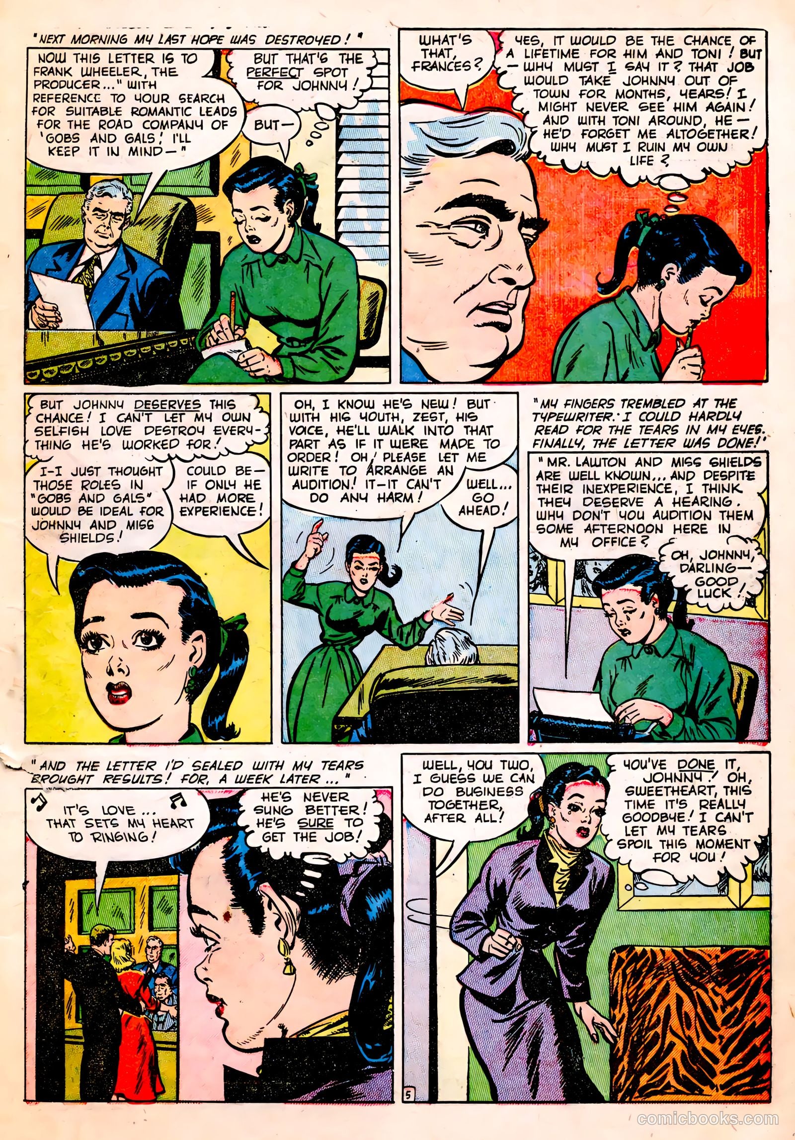 Cinderella Love #27 (1955) — page 23 of 36