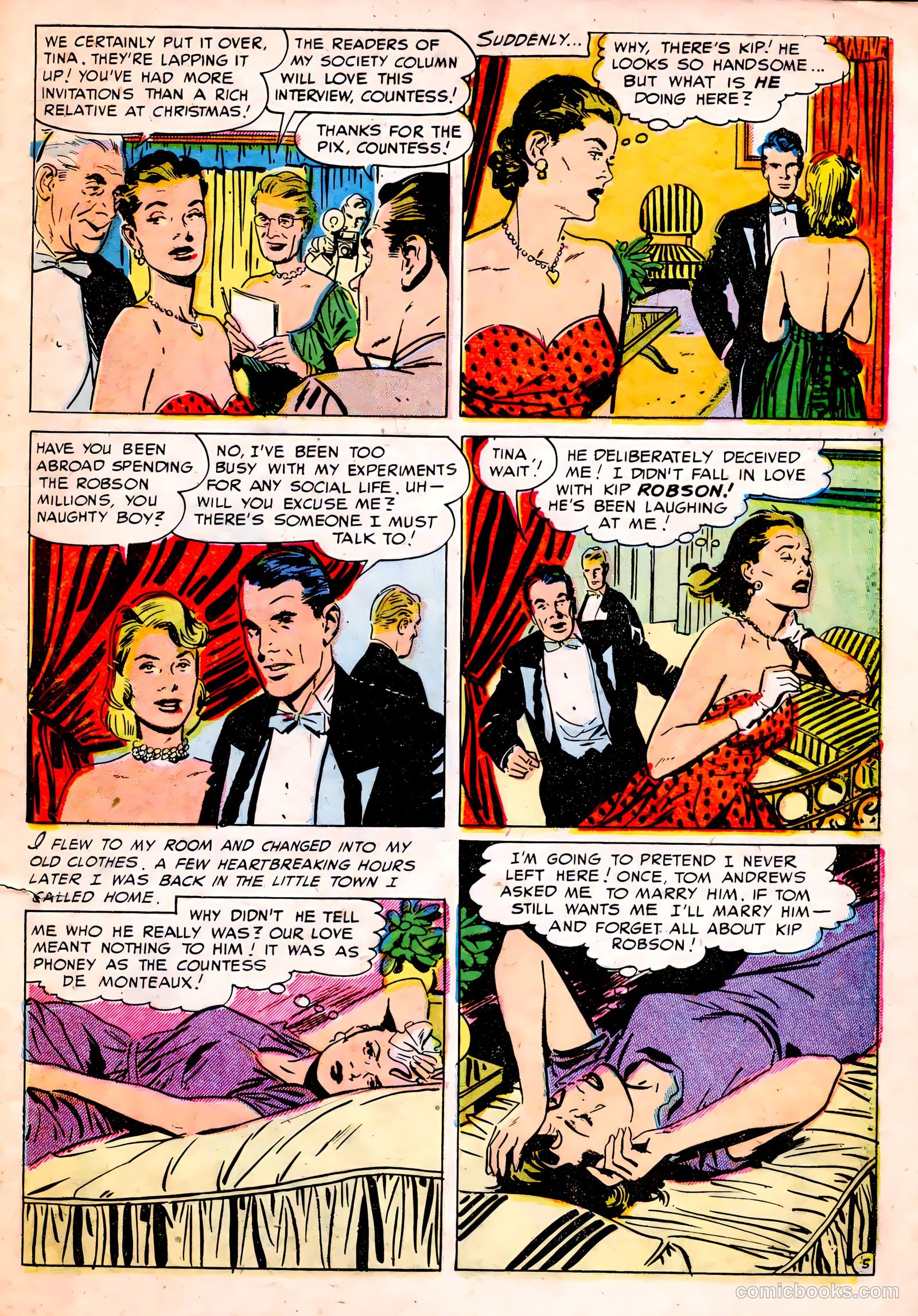 Cinderella Love #27 (1955) — page 29 of 36
