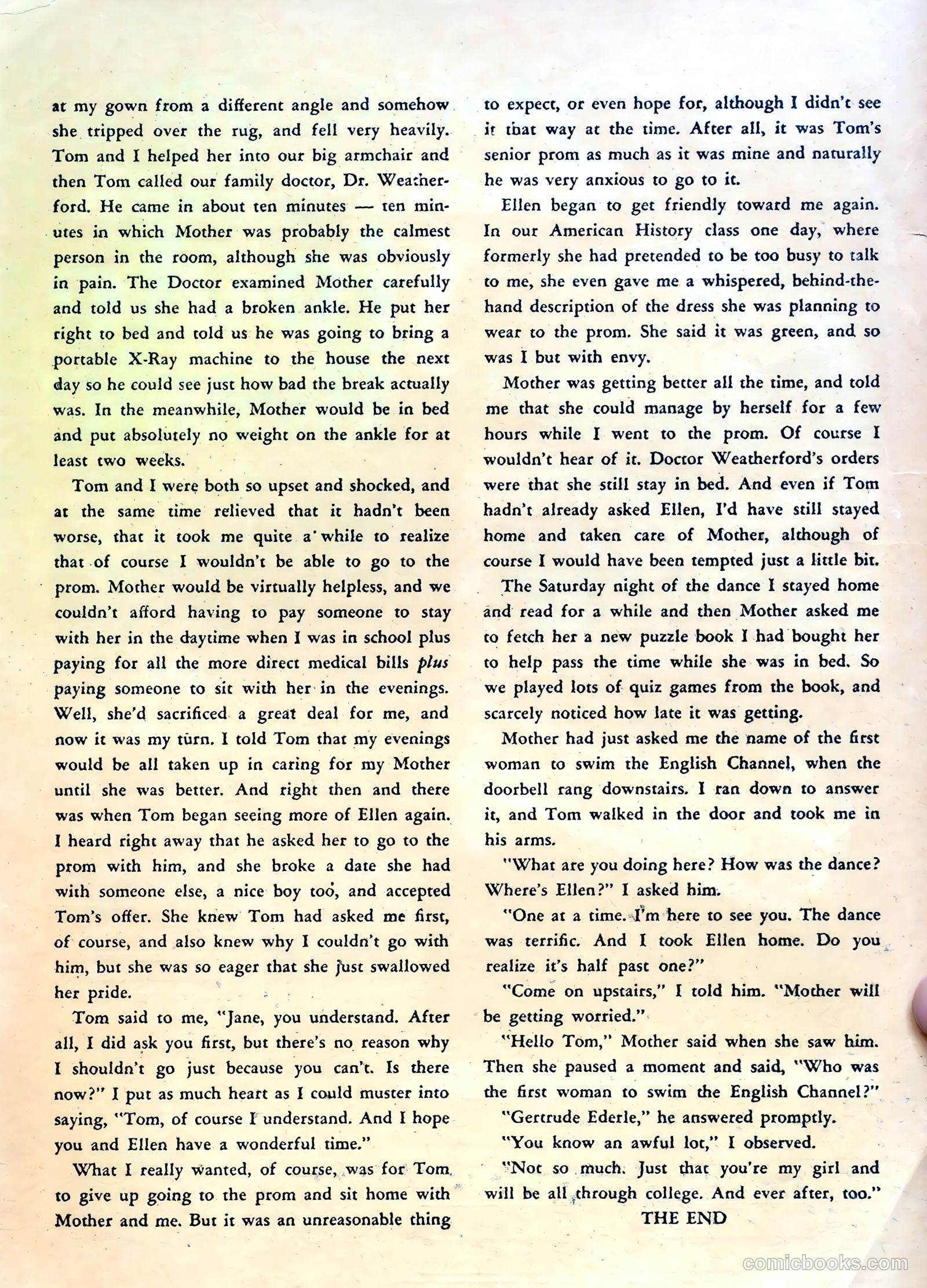 Cinderella Love #29 (1955) — page 35 of 36