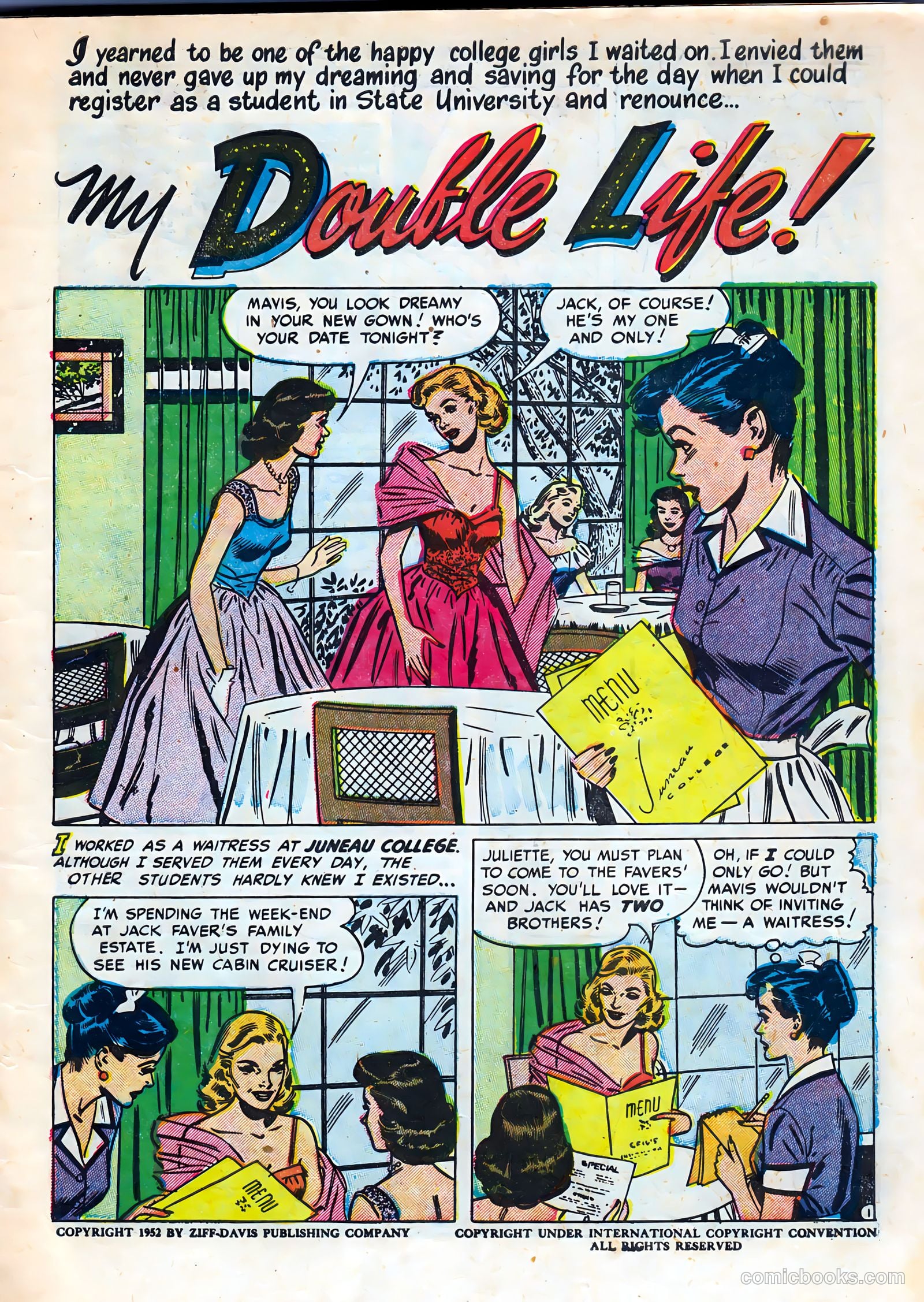 Cinderella Love #6 (1952) — page 3 of 36