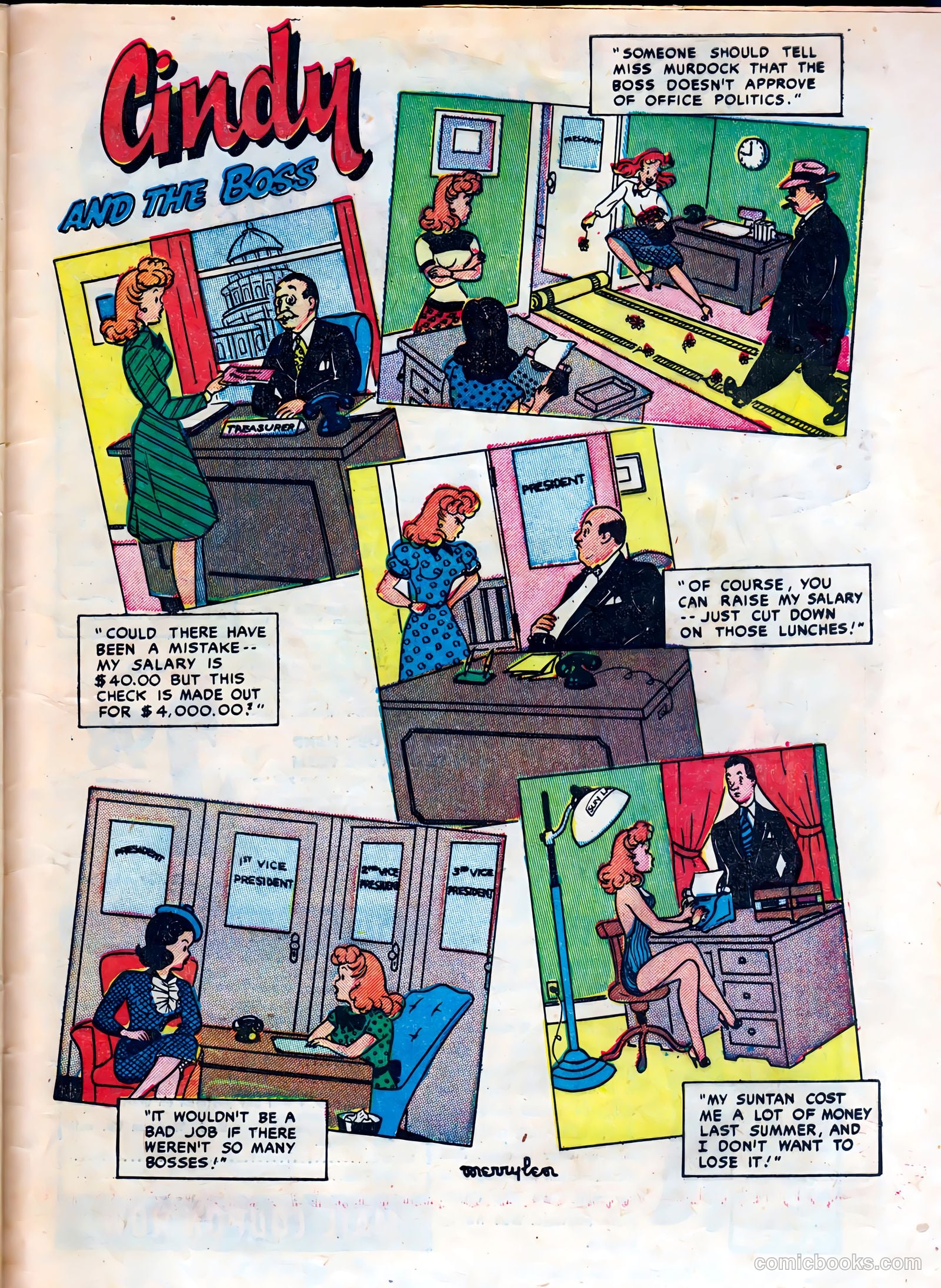 Cinderella Love #6 (1952) — page 33 of 36