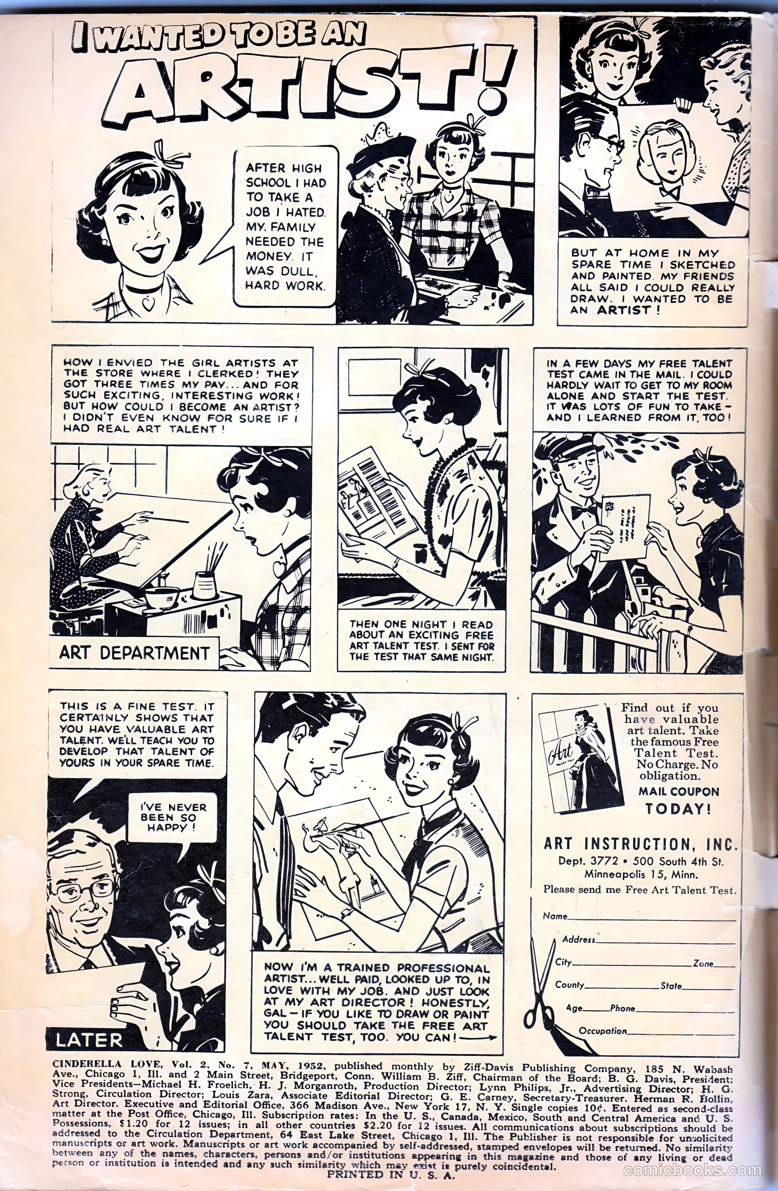 Cinderella Love #7 (1952) — page 2 of 36