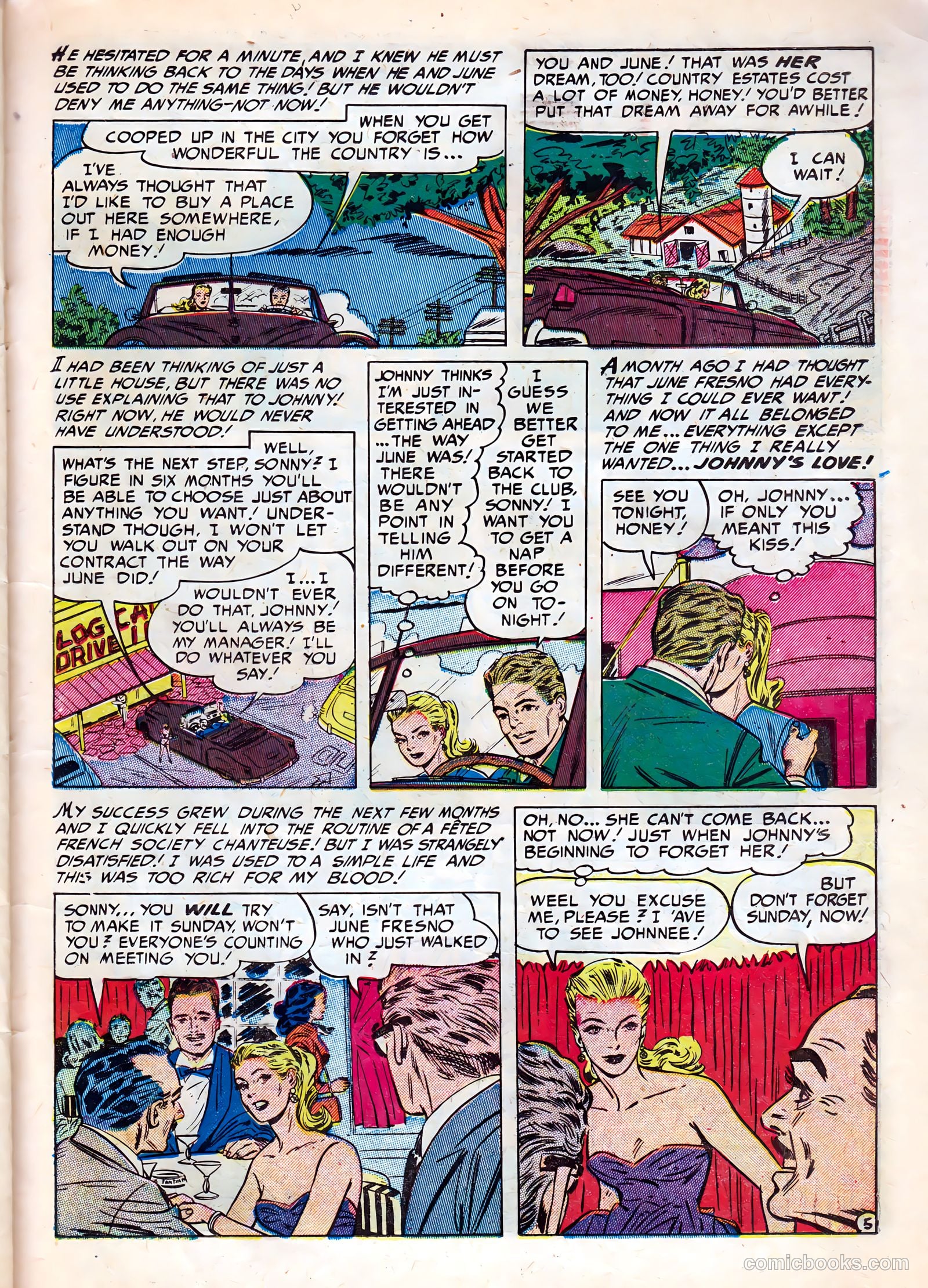 Cinderella Love #7 (1952) — page 23 of 36