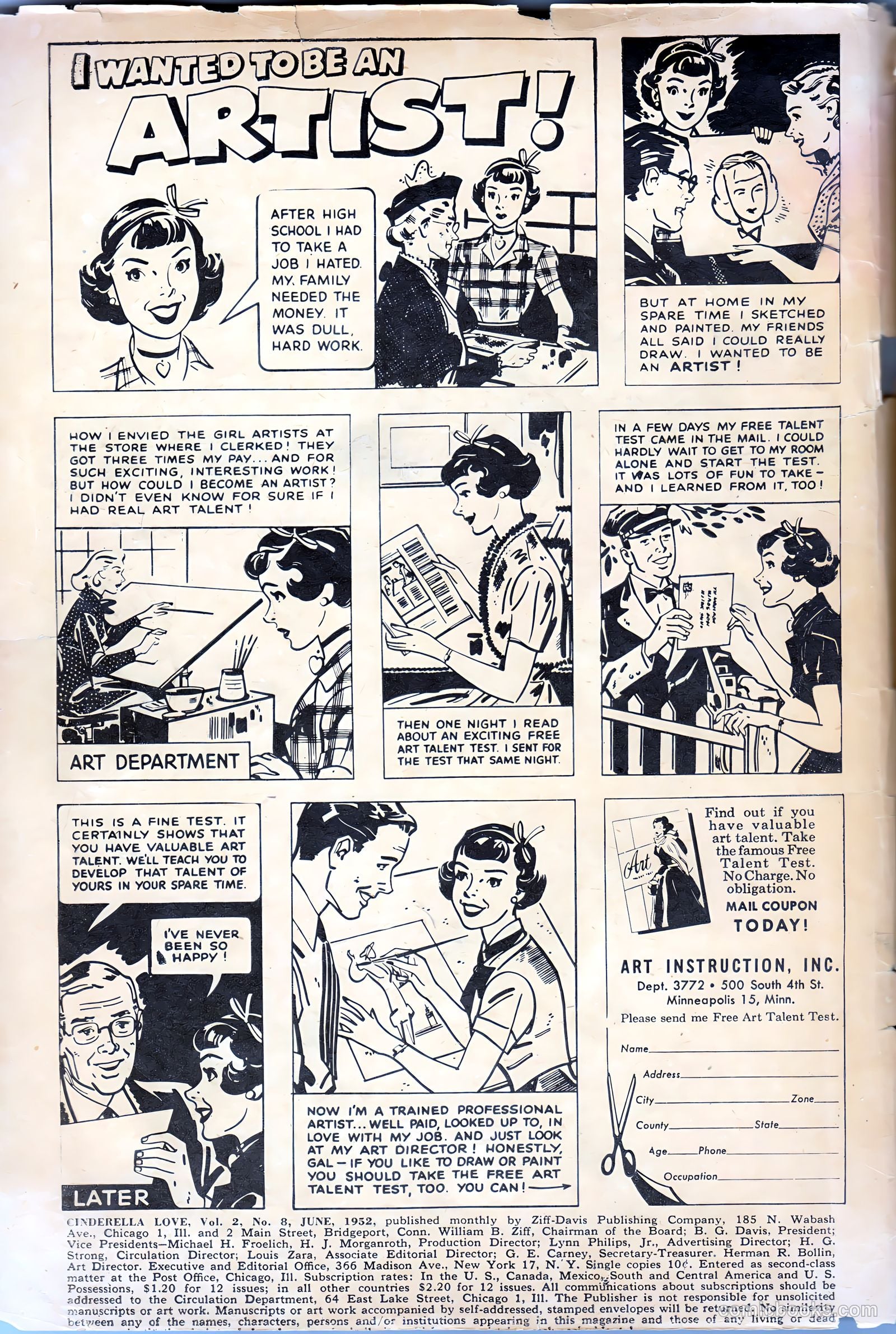 Cinderella Love #8 (1952) — page 2 of 36