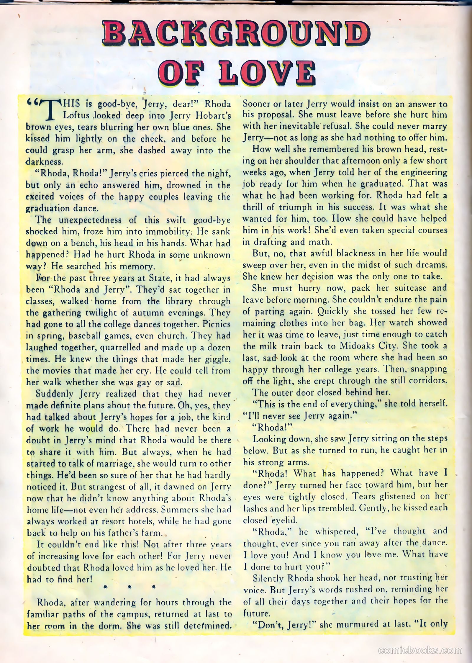 Cinderella Love #8 (1952) — page 16 of 36