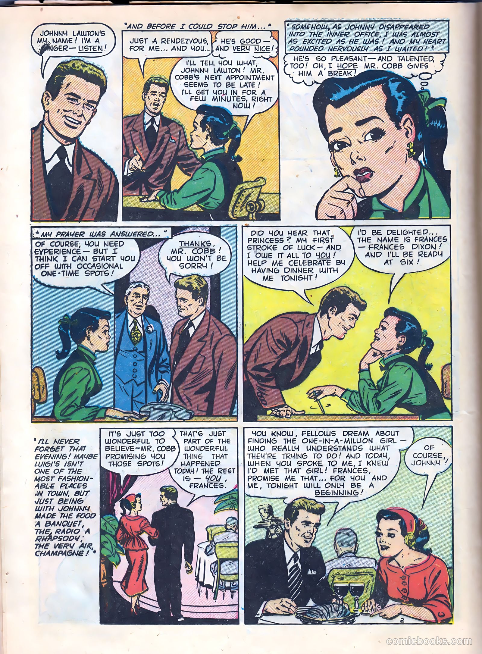 Cinderella Love #8 (1952) — page 20 of 36