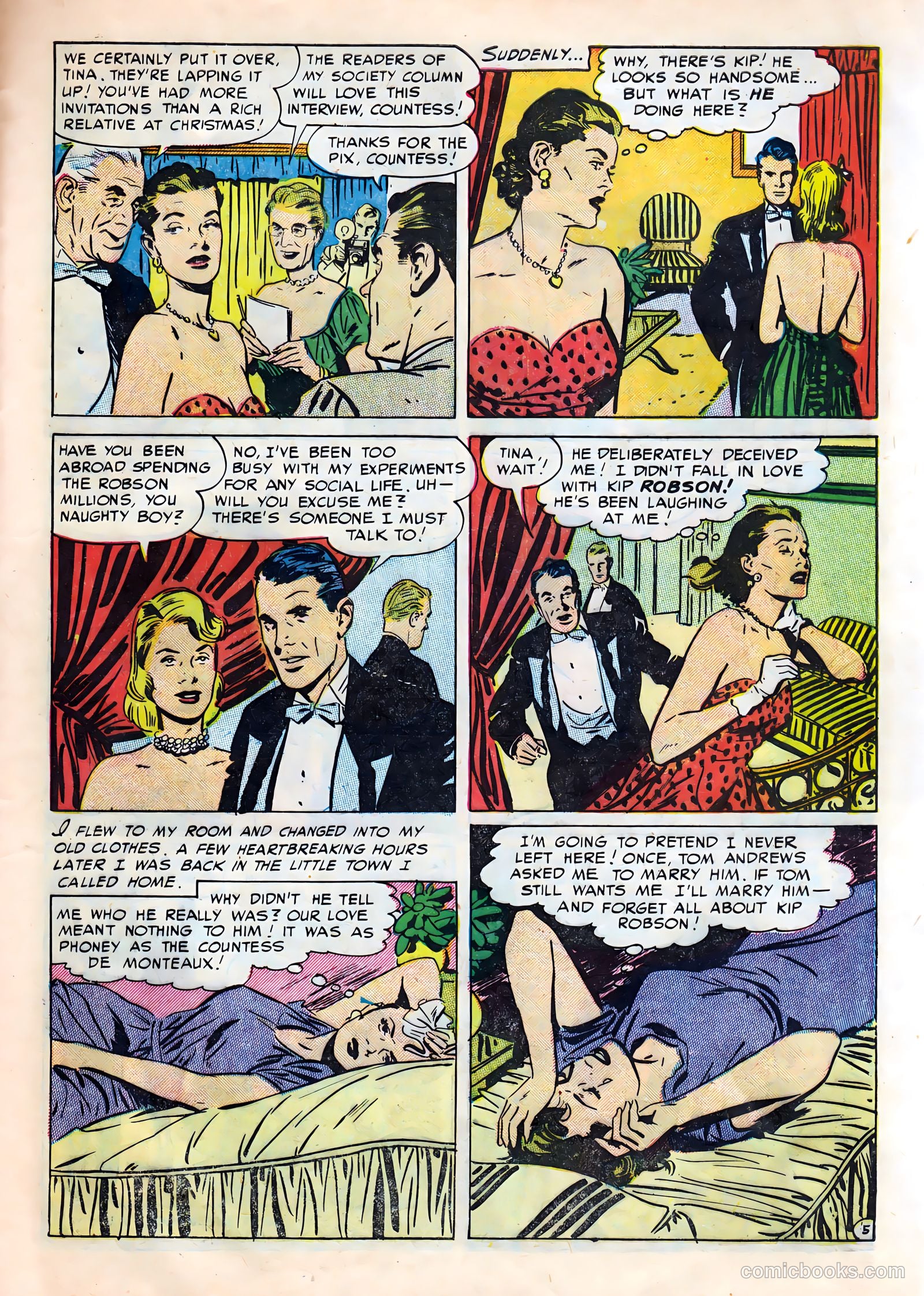 Cinderella Love #8 (1952) — page 29 of 36