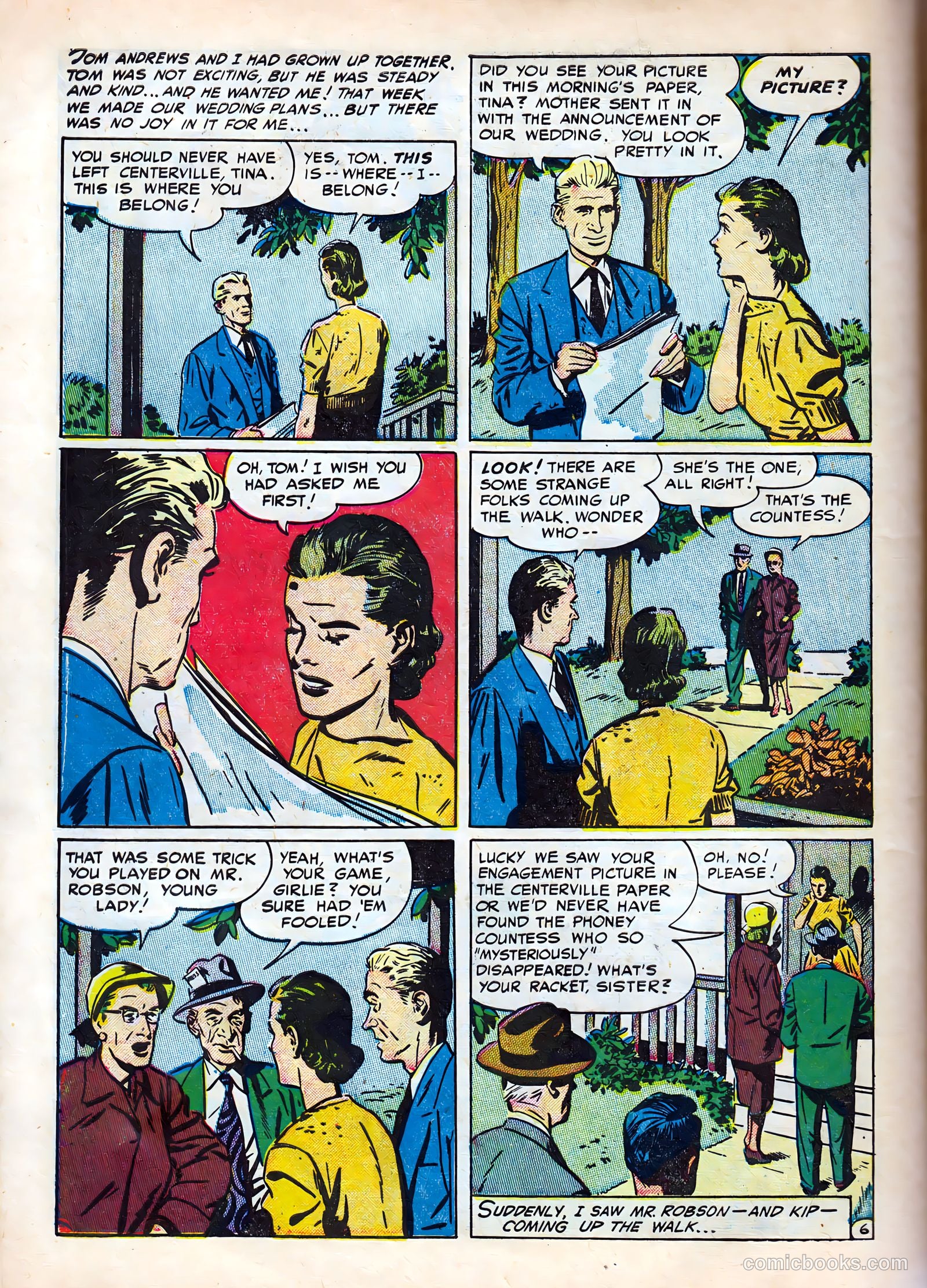 Cinderella Love #8 (1952) — page 30 of 36