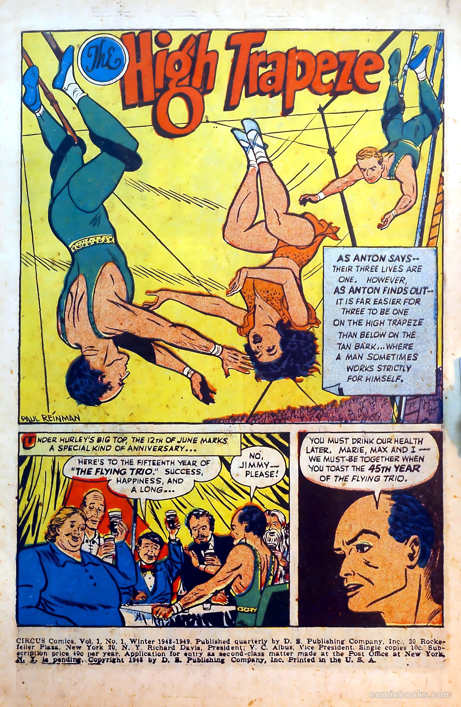 Circus Comics #1 (1945) — page 3 of 36