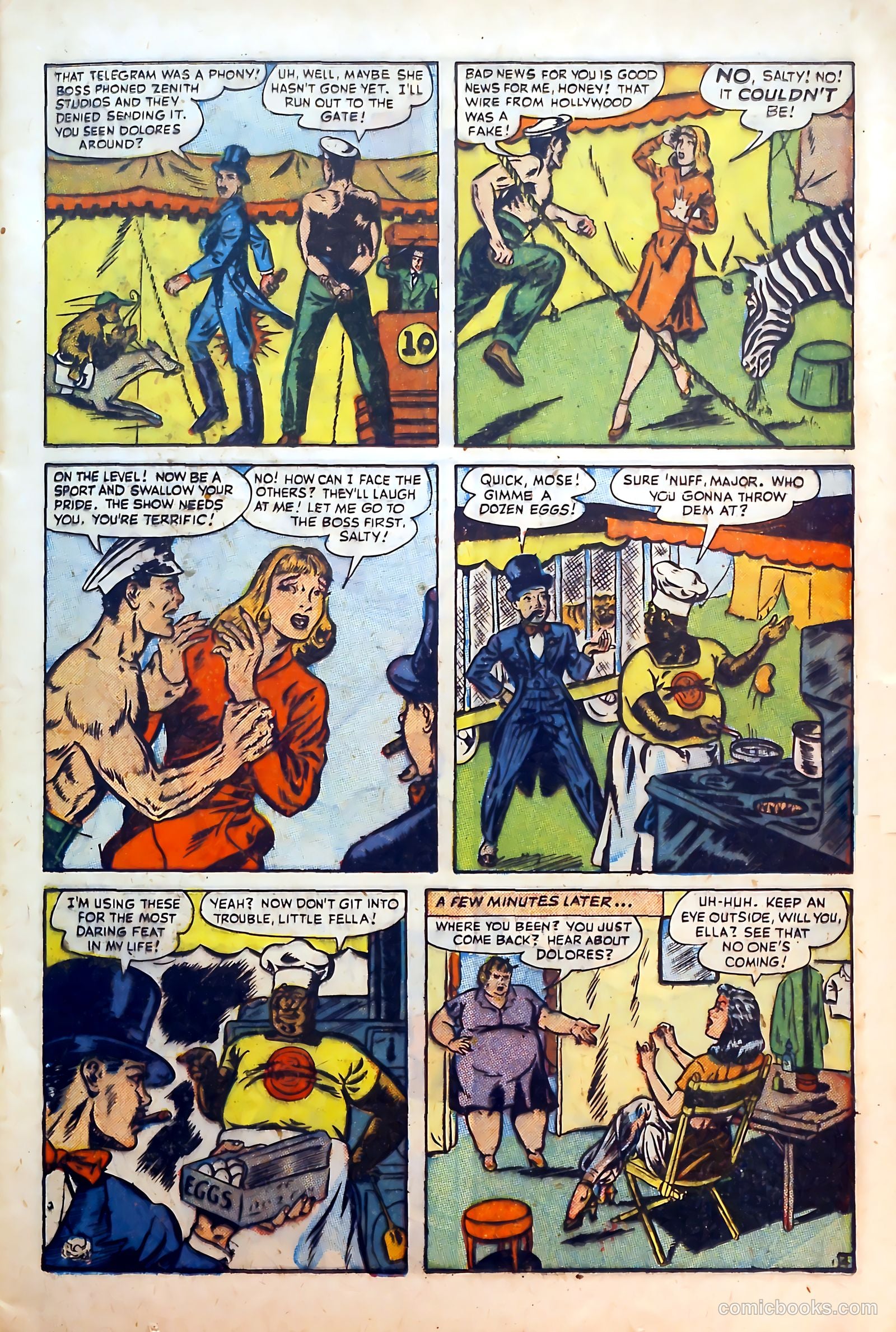 Circus Comics #1 (1945) — page 13 of 36