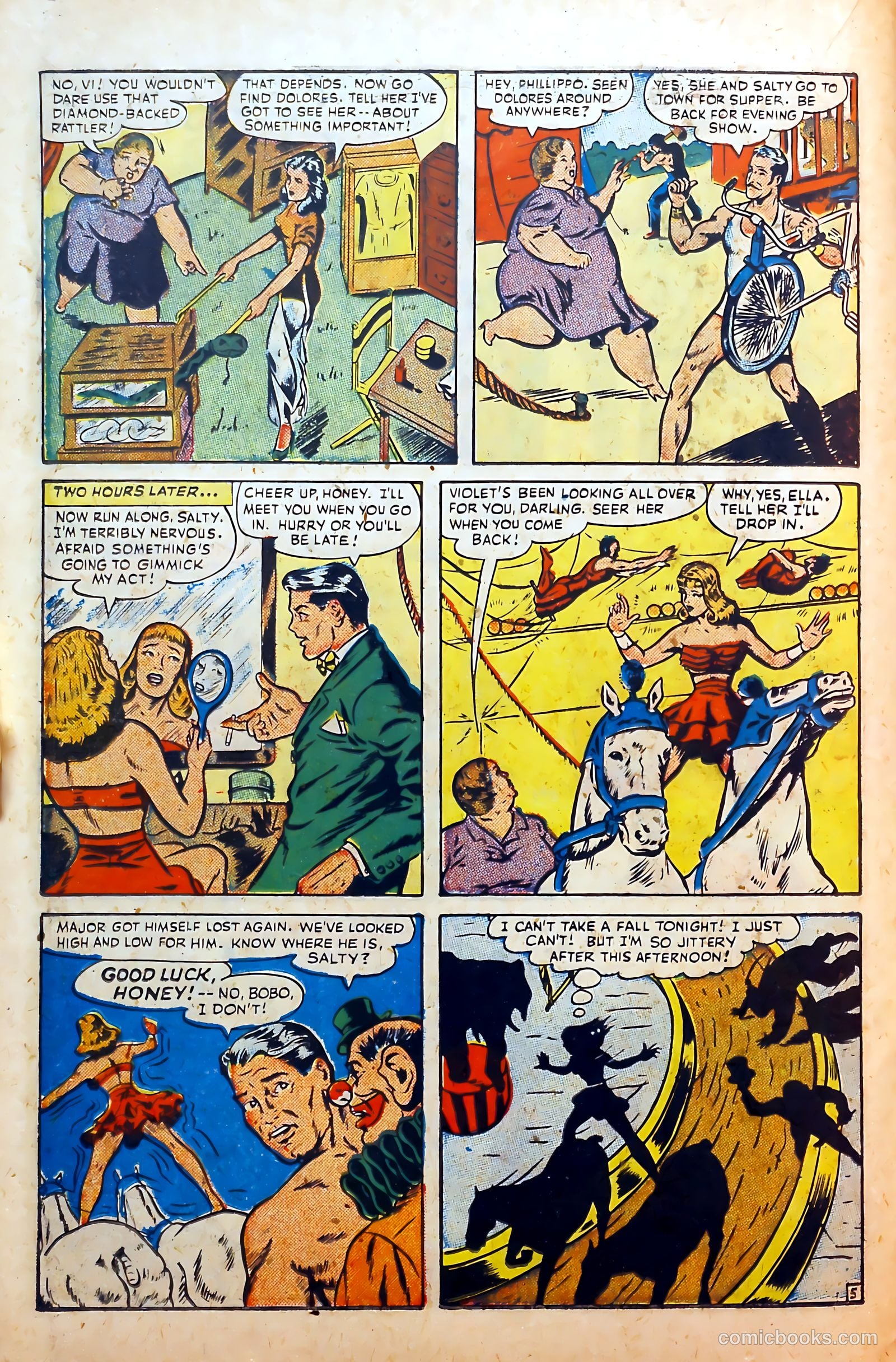 Circus Comics #1 (1945) — page 14 of 36