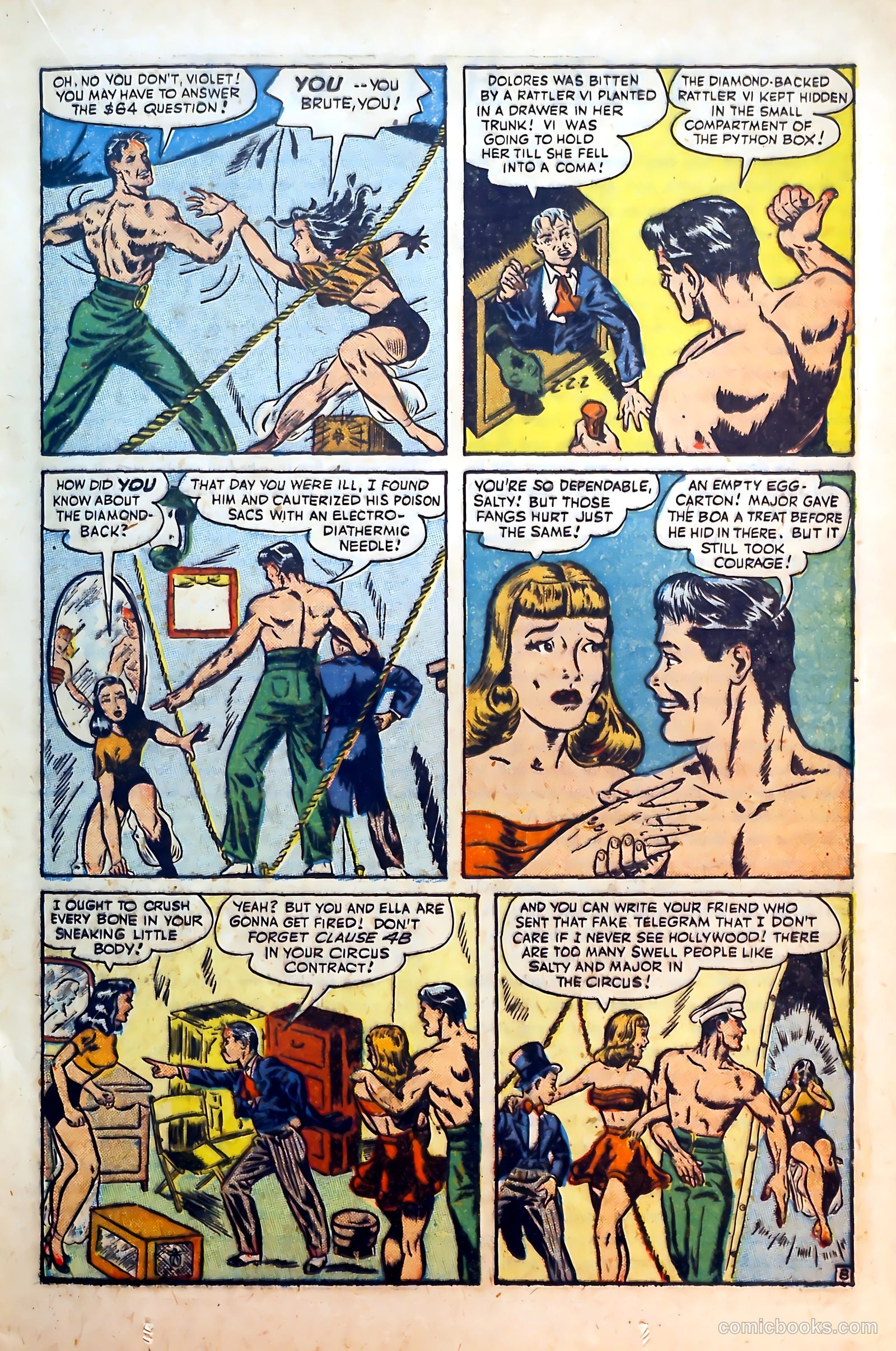 Circus Comics #1 (1945) — page 17 of 36