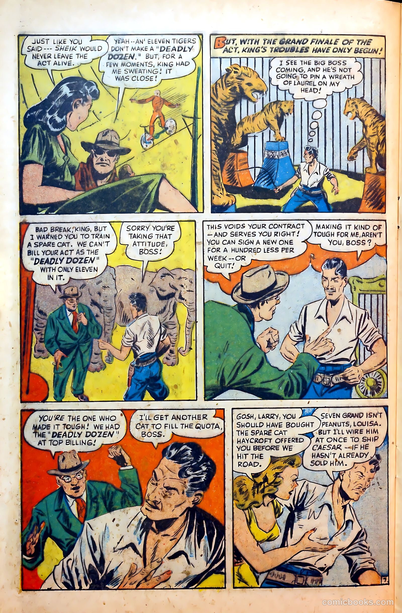 Circus Comics #1 (1945) — page 28 of 36