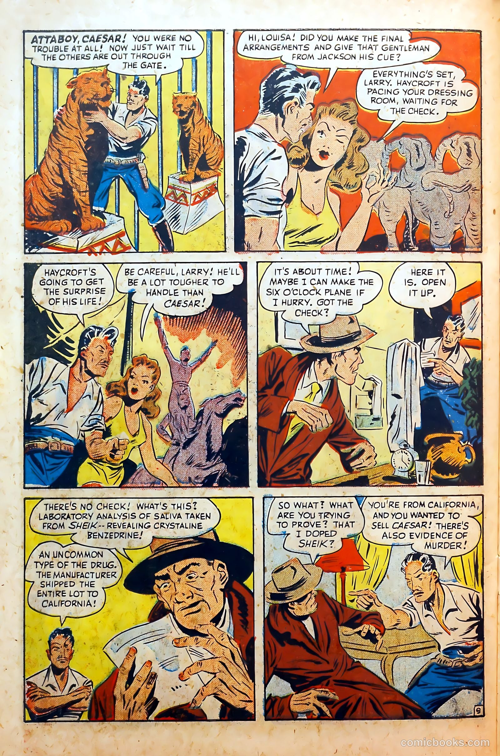 Circus Comics #1 (1945) — page 30 of 36