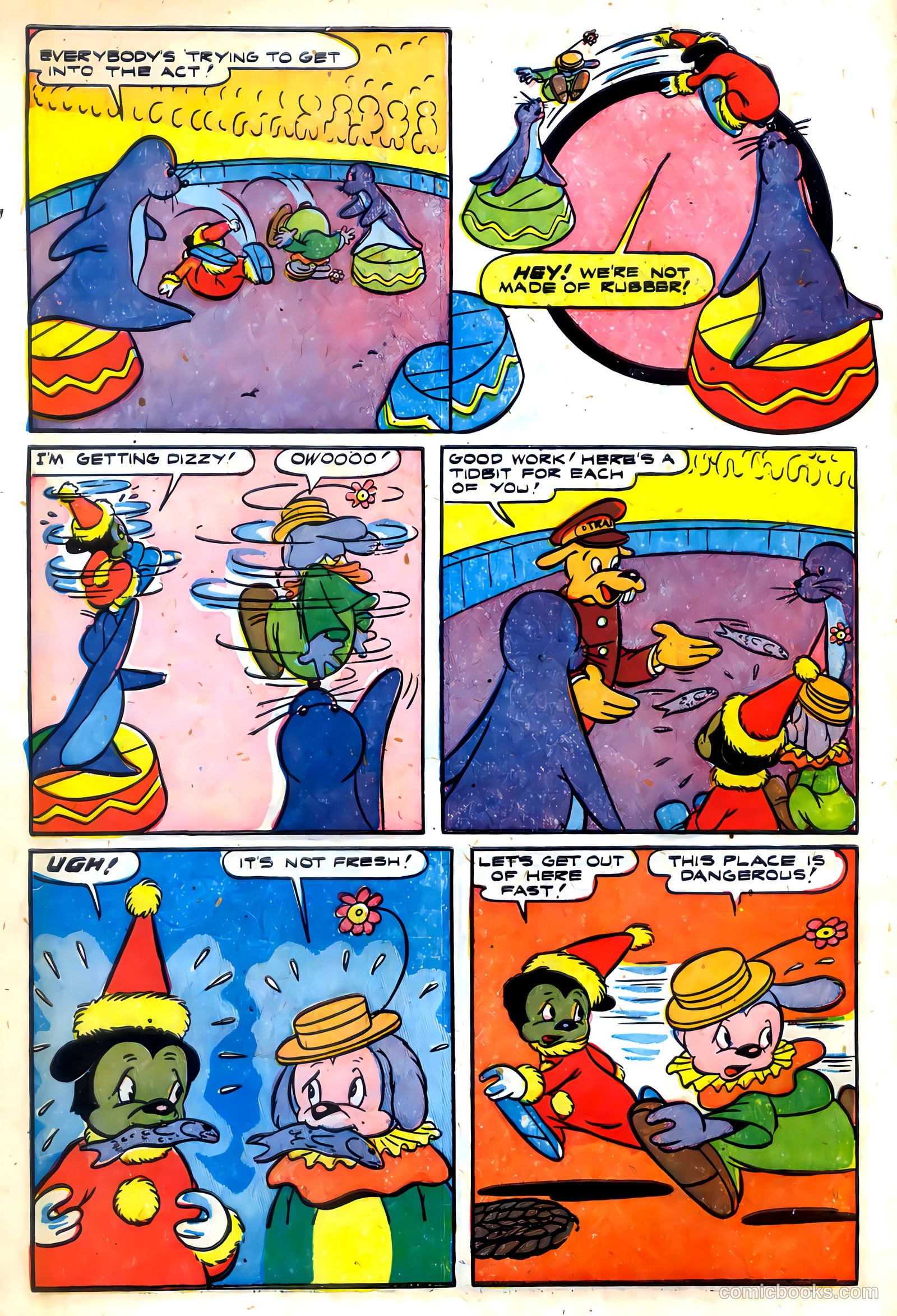 Circus Comics #1 (1948) — page 6 of 36