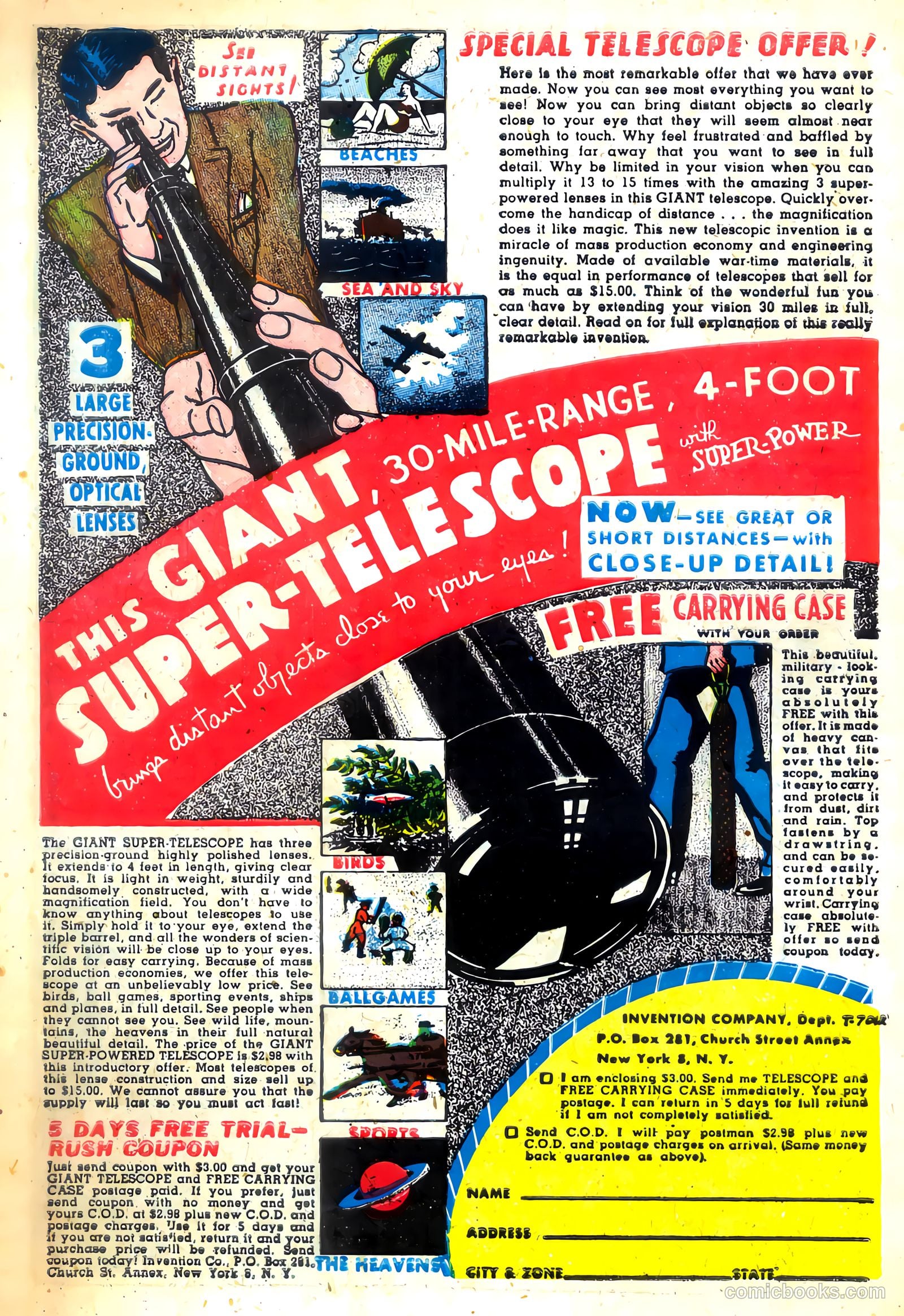 Circus Comics #1 (1948) — page 34 of 36