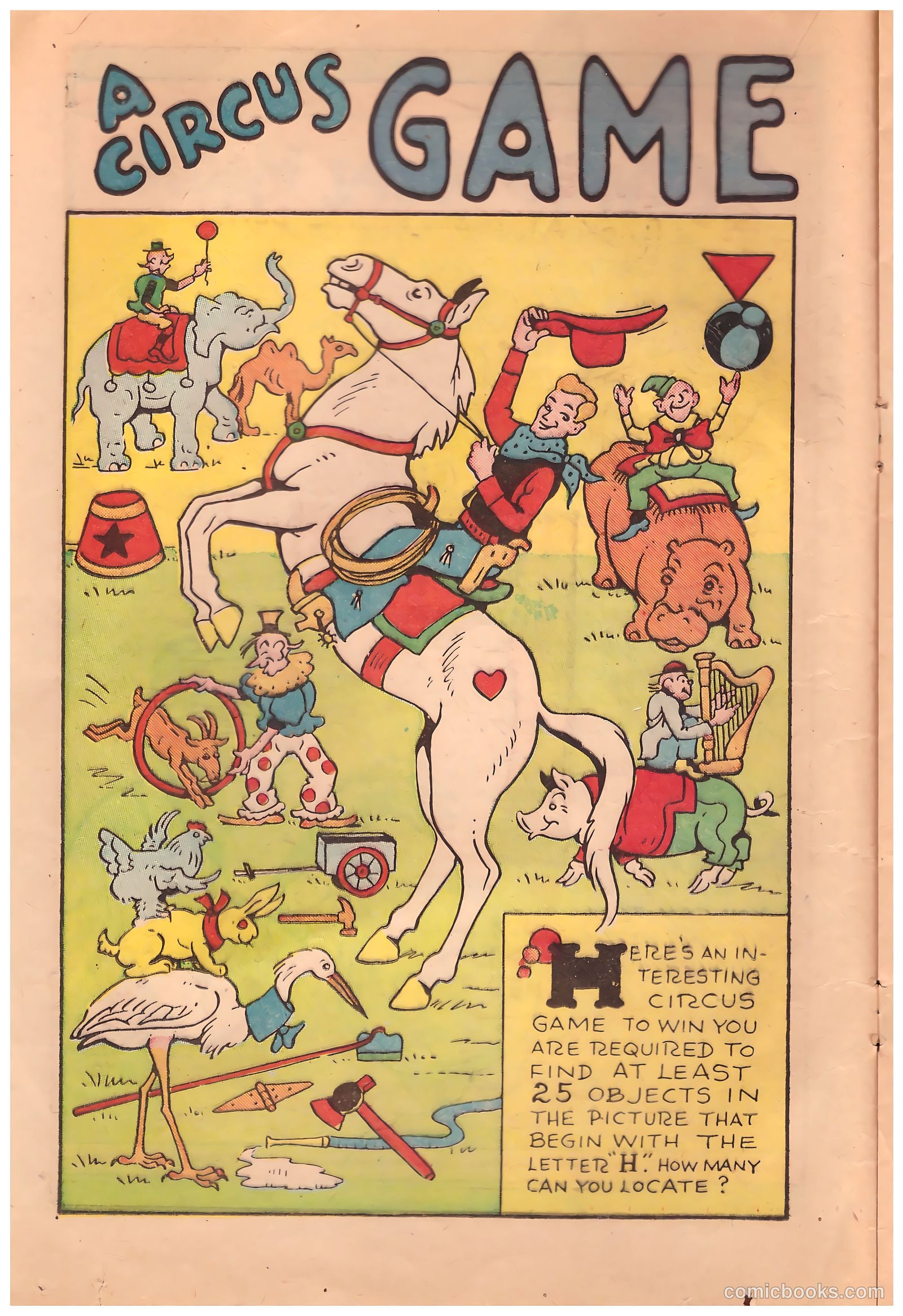 Circus of Fun Comics #1 (1945) — page 16 of 36