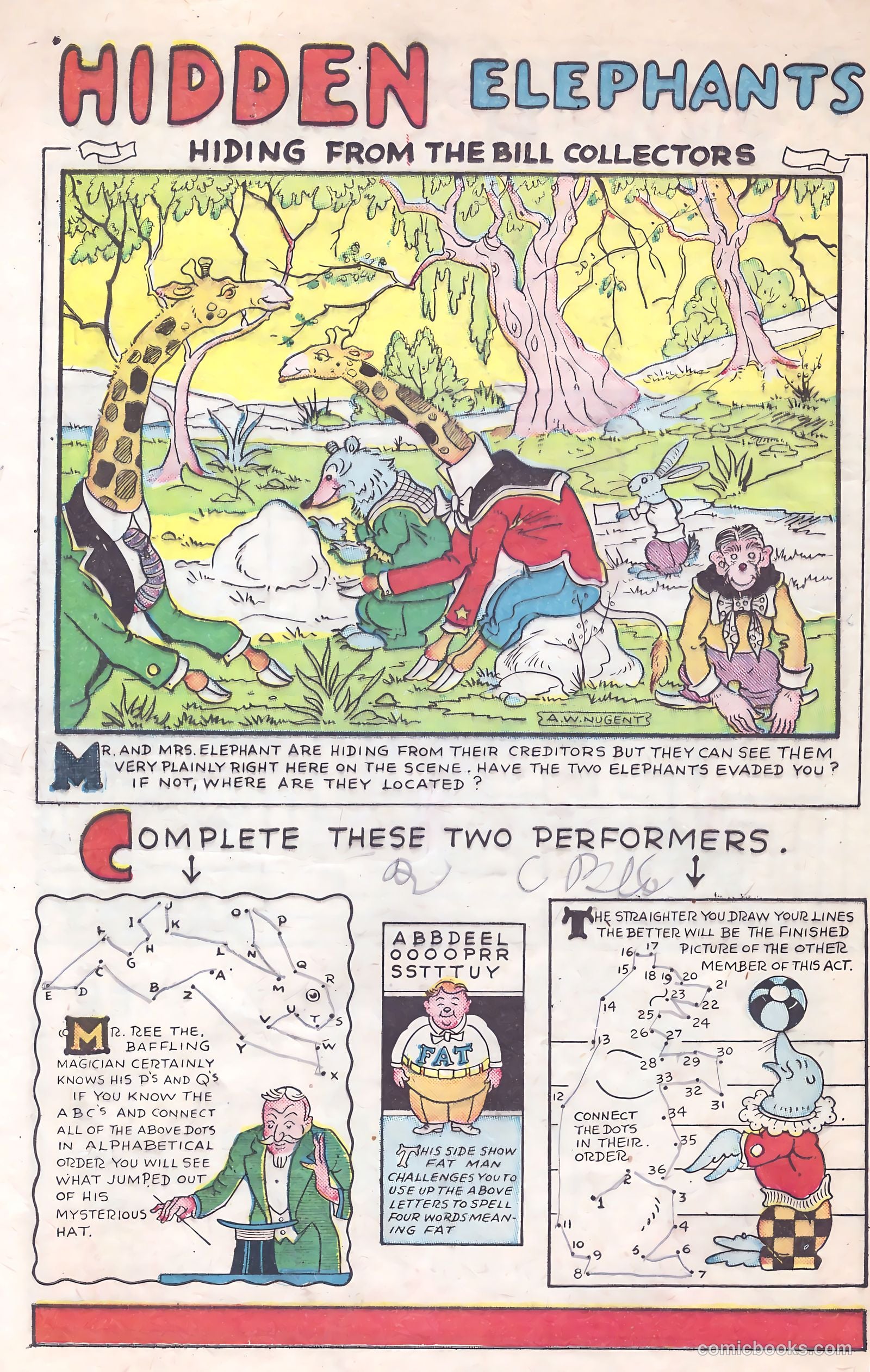 Circus of Fun Comics #1 (1945) — page 28 of 36