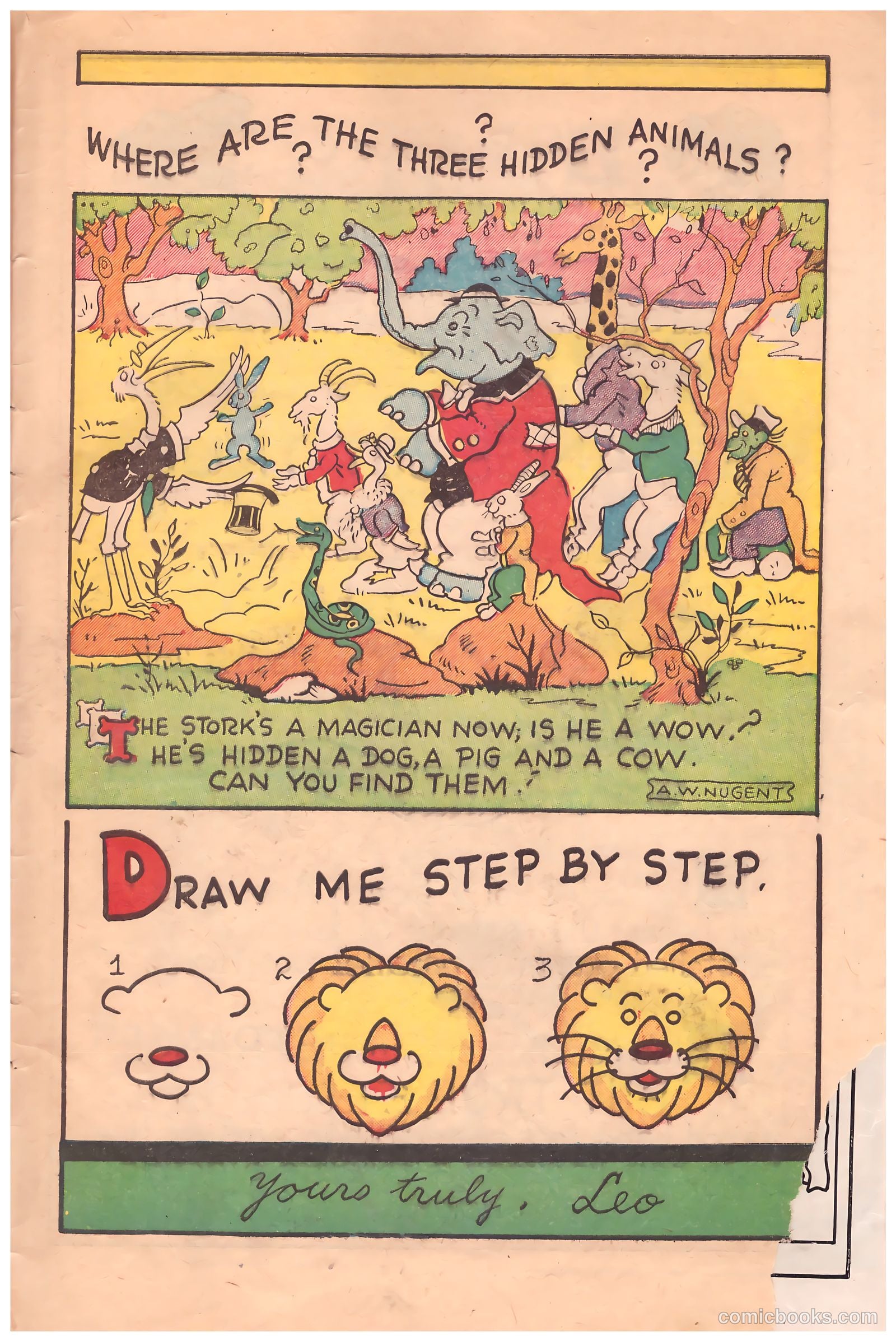 Circus of Fun Comics #1 (1945) — page 33 of 36