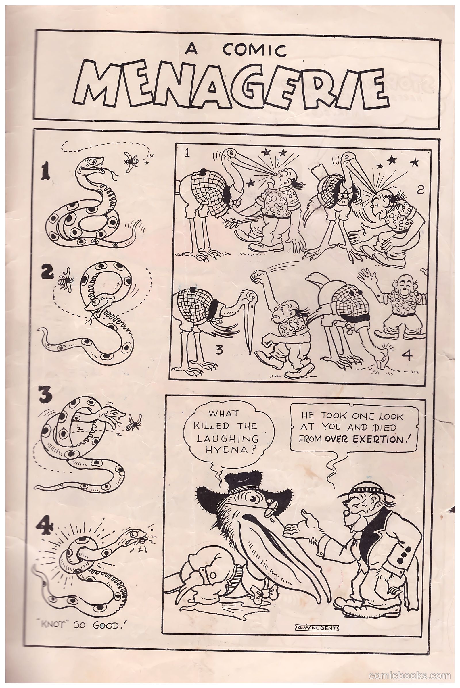 Circus of Fun Comics #1 (1945) — page 35 of 36