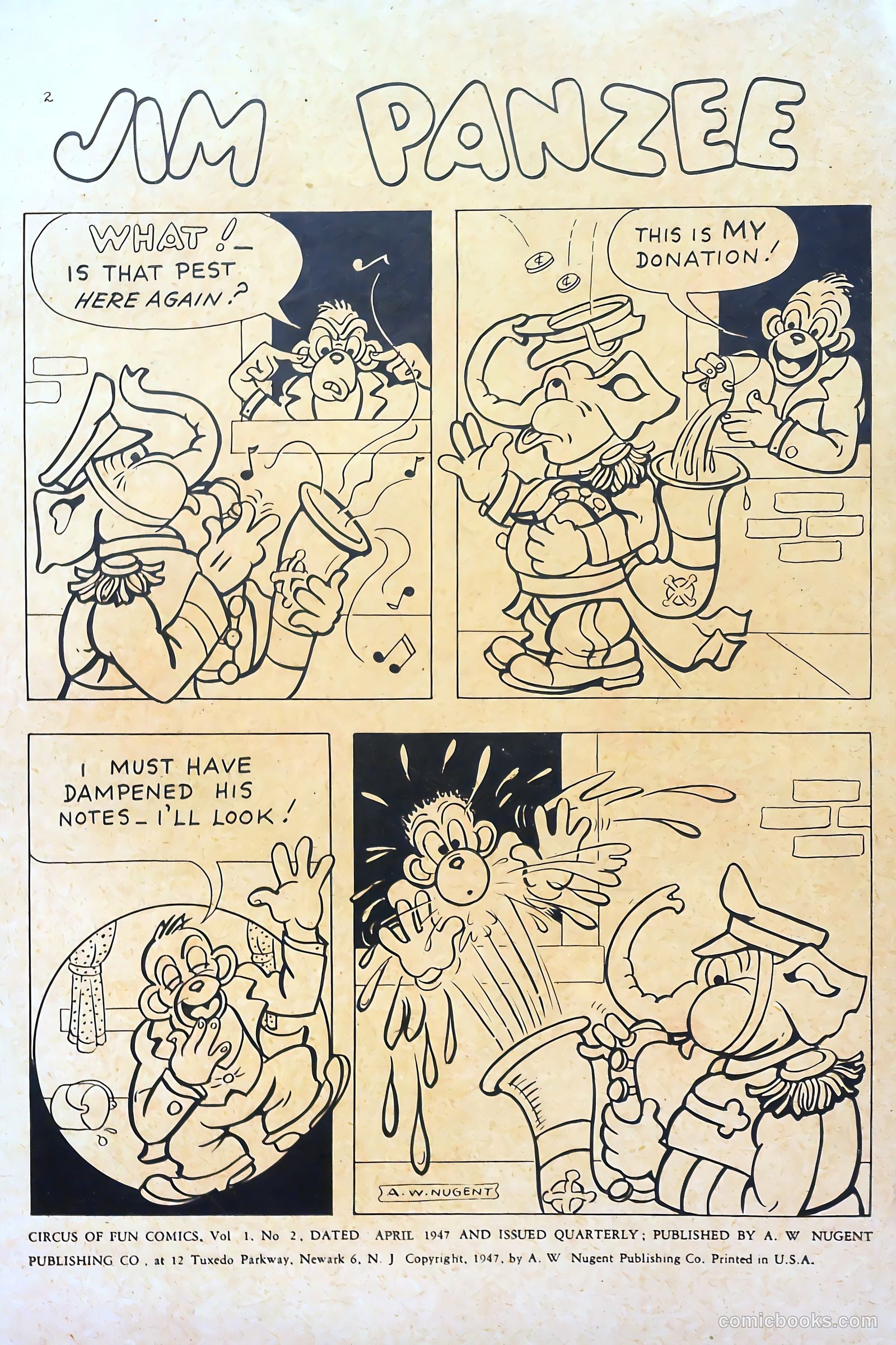 Circus of Fun Comics #2 (1947) — page 2 of 36