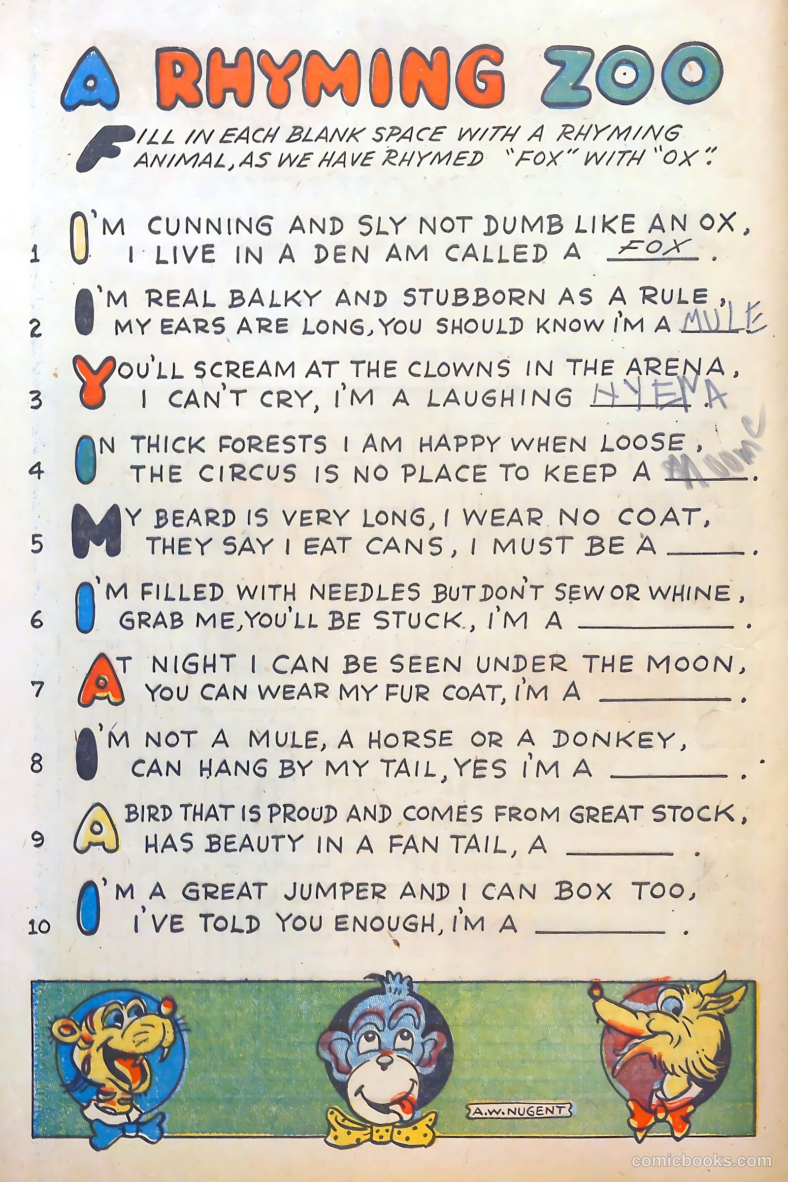 Circus of Fun Comics #2 (1947) — page 12 of 36