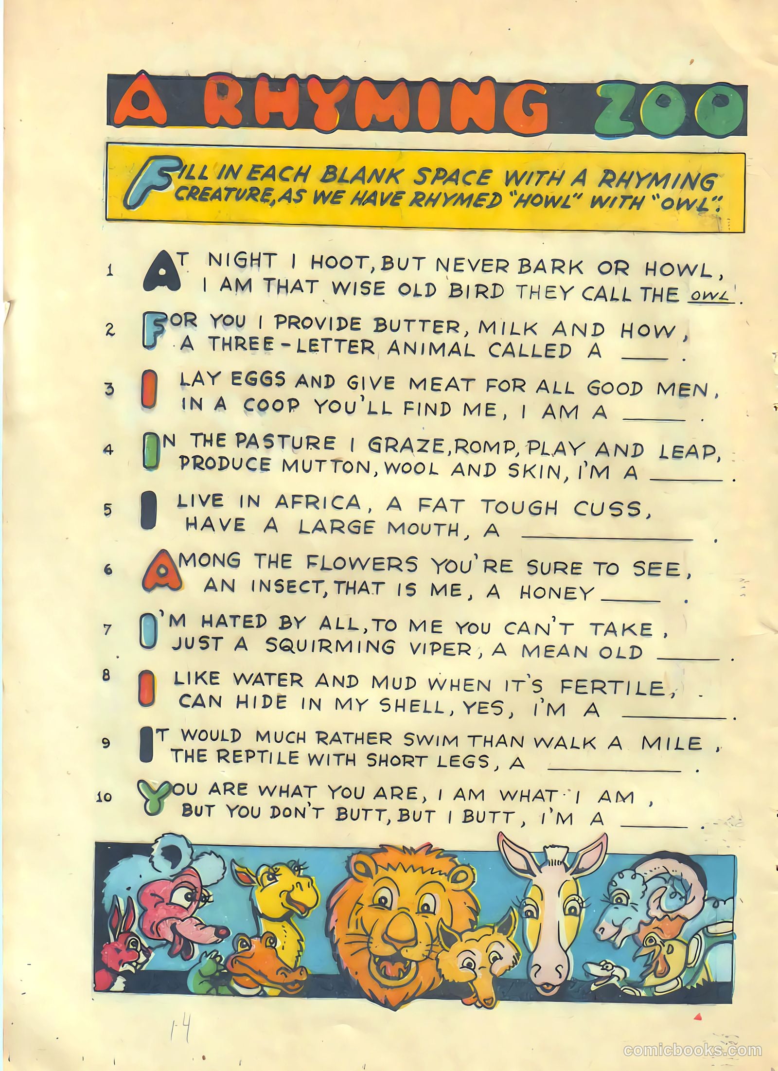 Circus of Fun Comics #3 (1947) — page 14 of 36