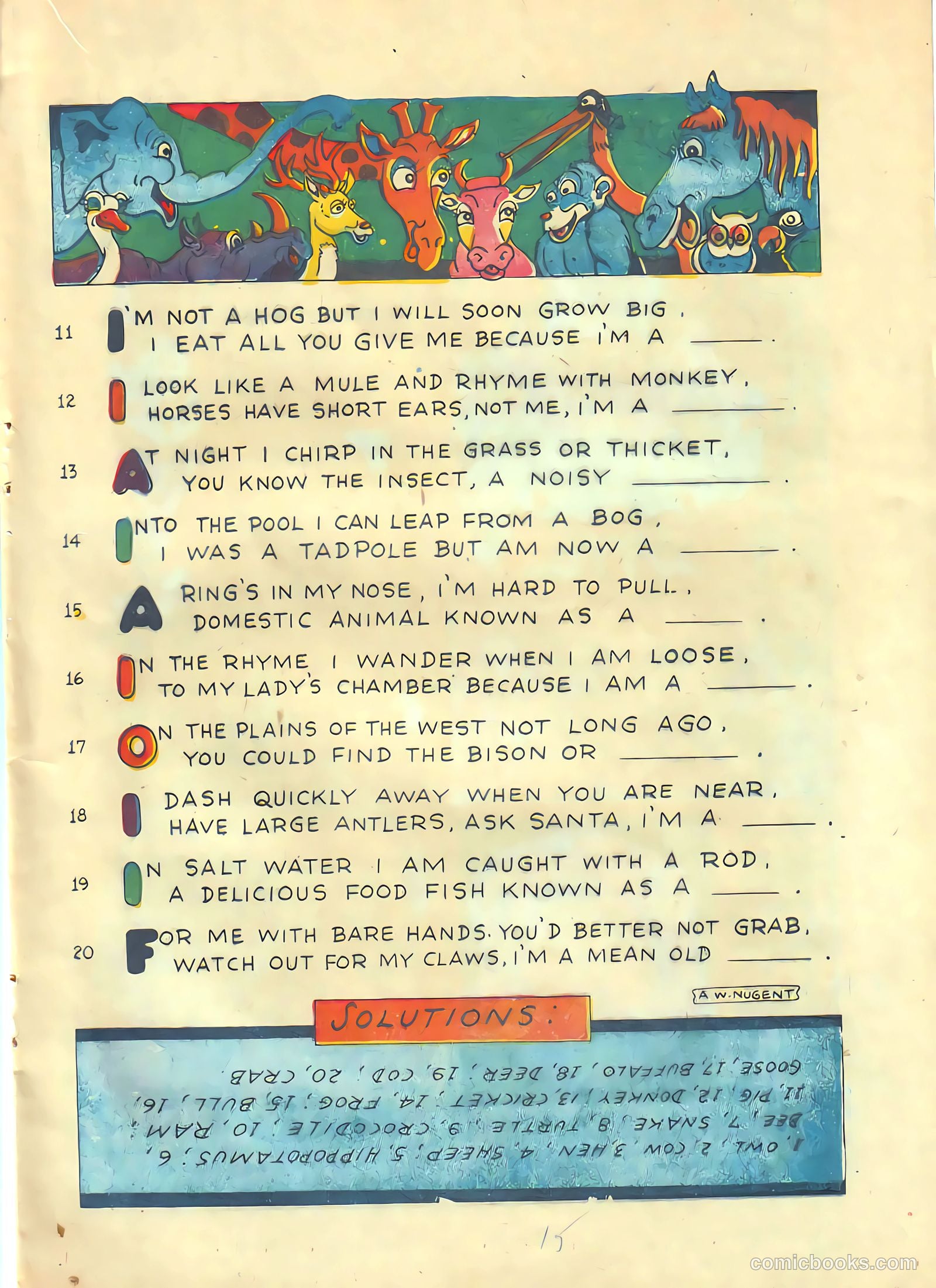Circus of Fun Comics #3 (1947) — page 15 of 36