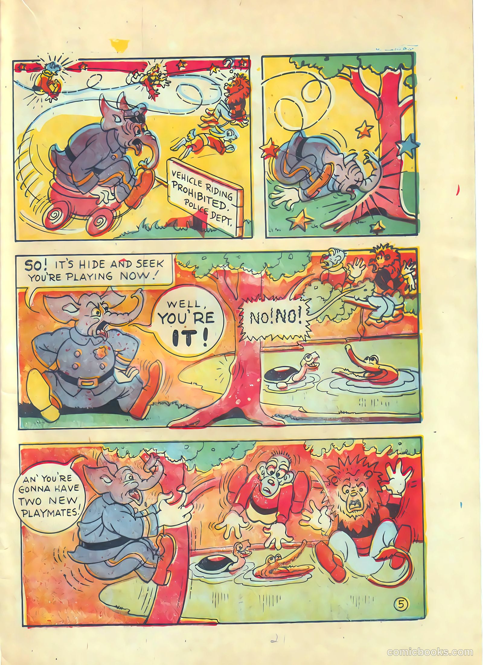 Circus of Fun Comics #3 (1947) — page 21 of 36