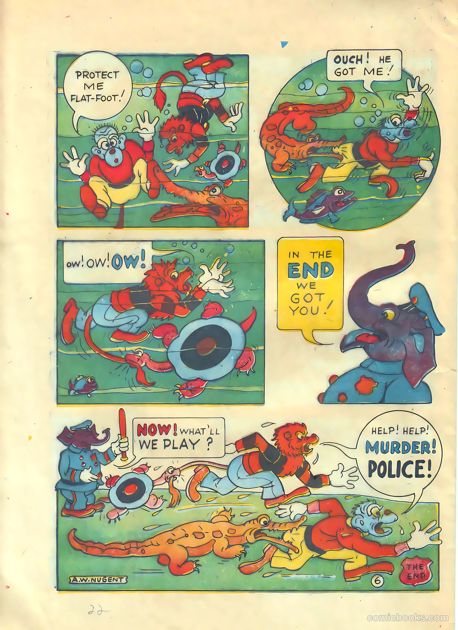 Circus of Fun Comics #3 (1947) — page 22 of 36