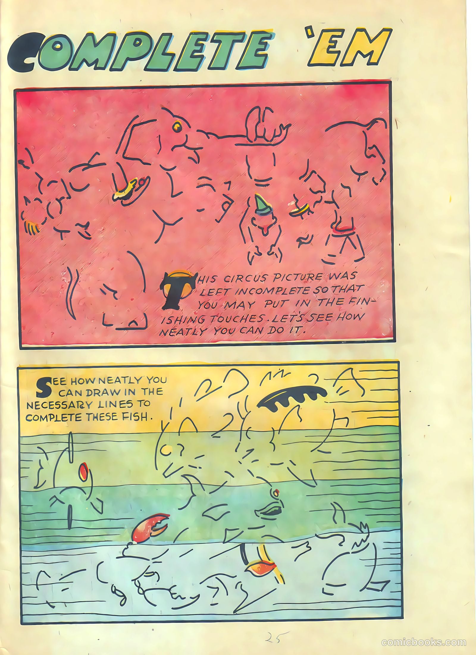 Circus of Fun Comics #3 (1947) — page 25 of 36