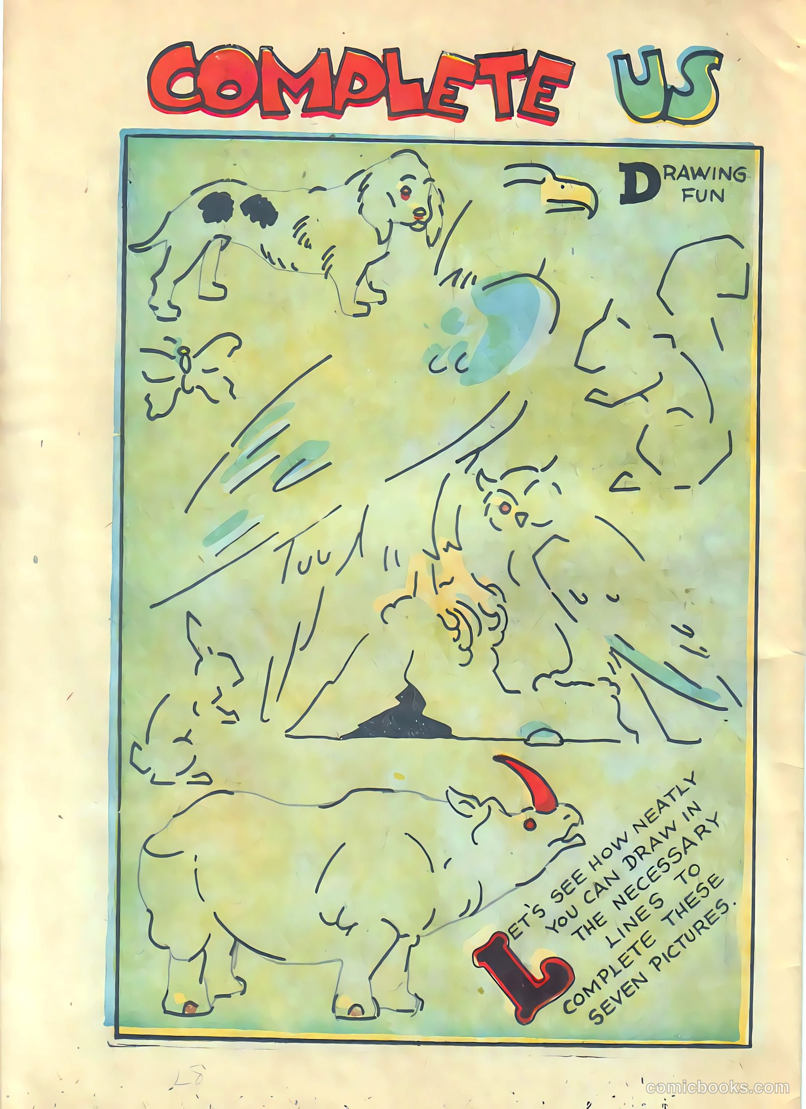 Circus of Fun Comics #3 (1947) — page 28 of 36