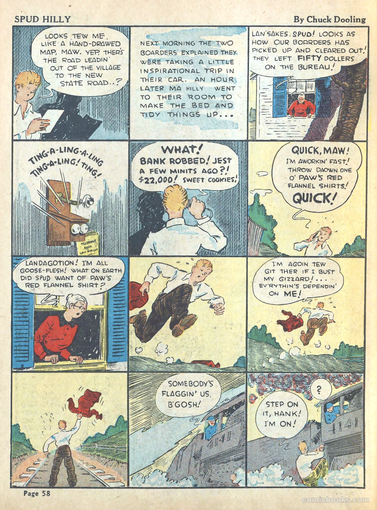 Circus the Comic Riot #1 (1938) — page 60 of 68
