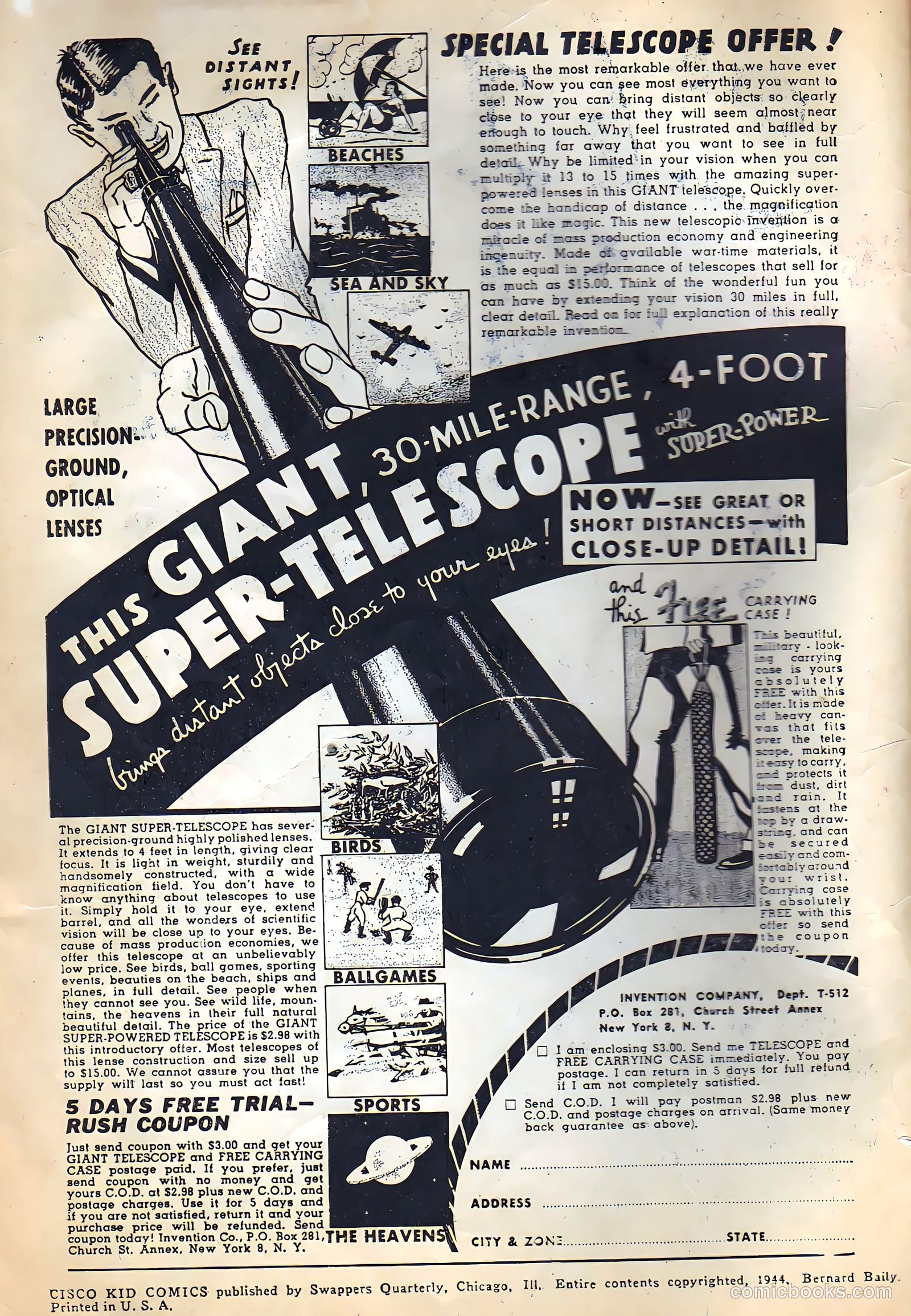 Cisco Kid #1 — page 33 of 36