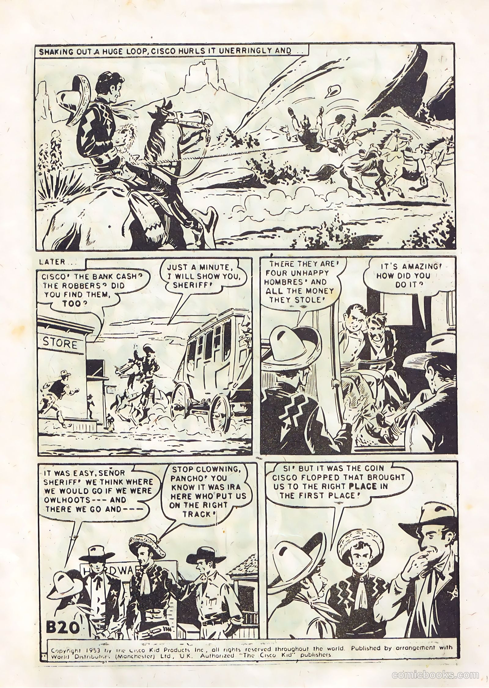 Cisco Kid #7 — page 20 of 24