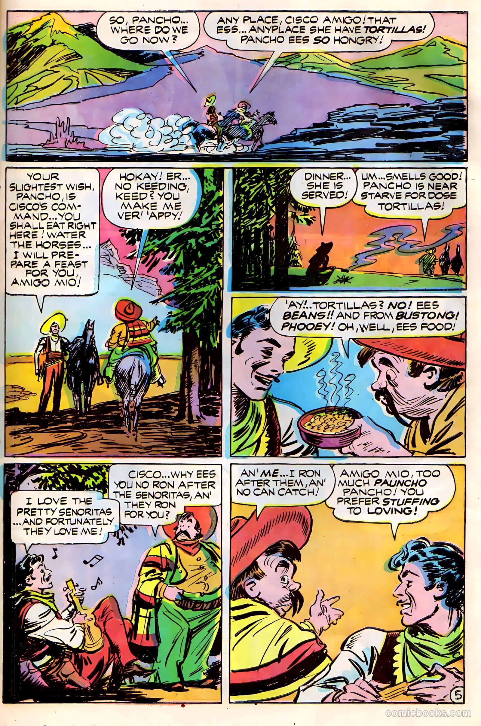 Cisco Kid Comics #1 (1944) — page 7 of 36