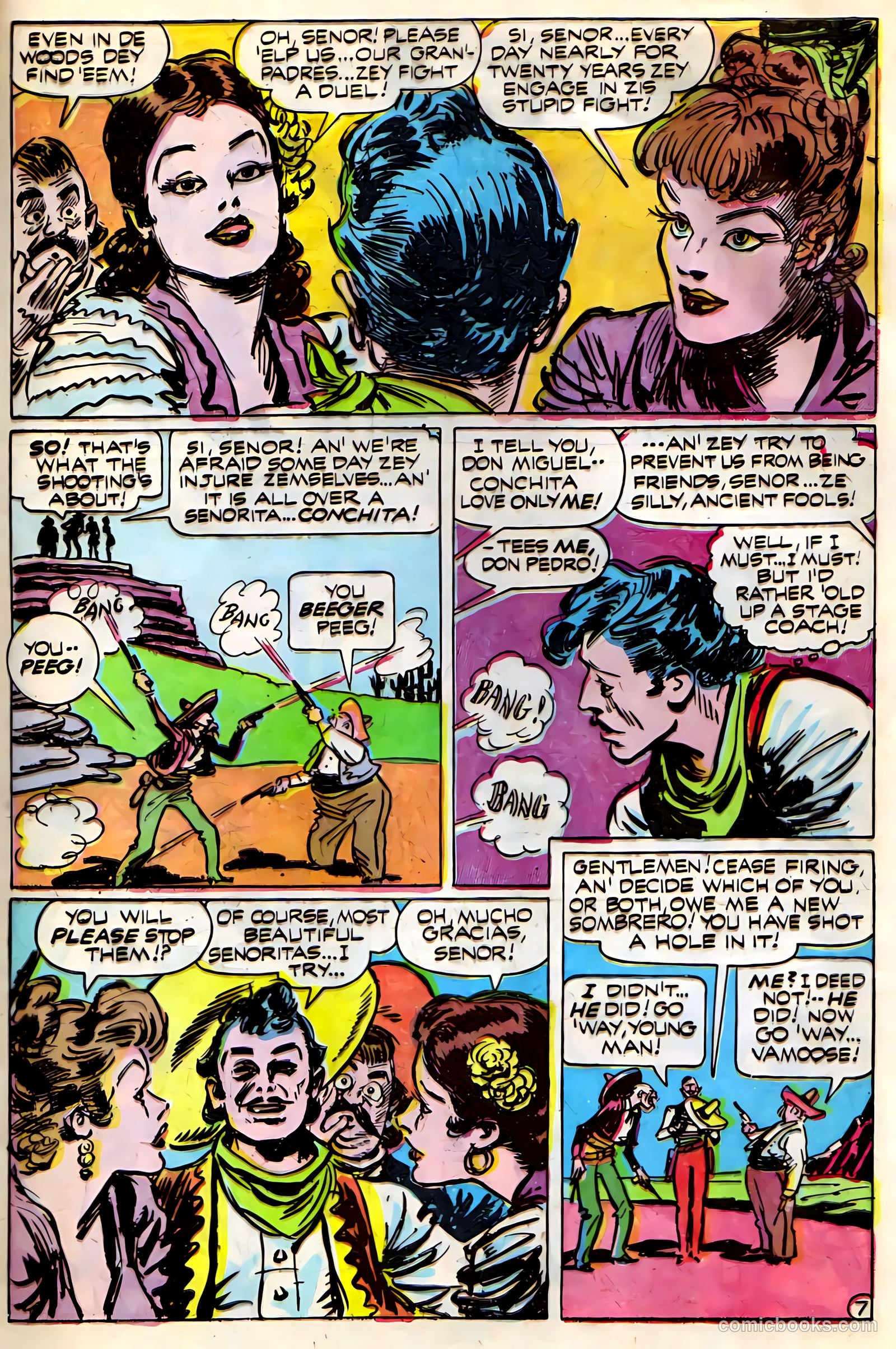 Cisco Kid Comics #1 (1944) — page 9 of 36