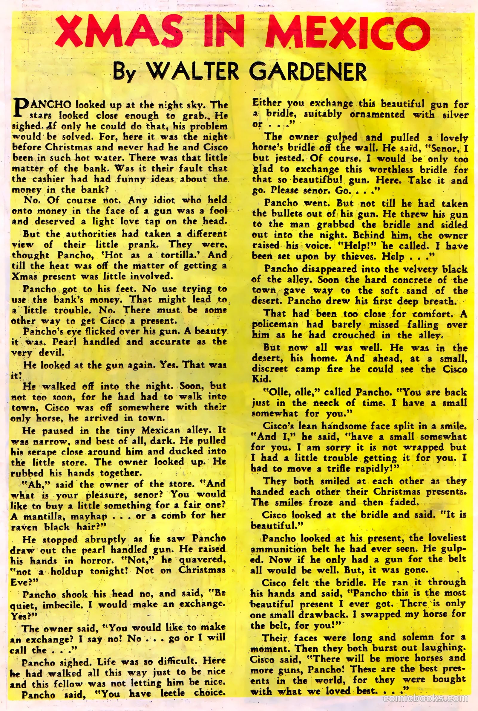 Cisco Kid Comics #1 (1944) — page 19 of 36