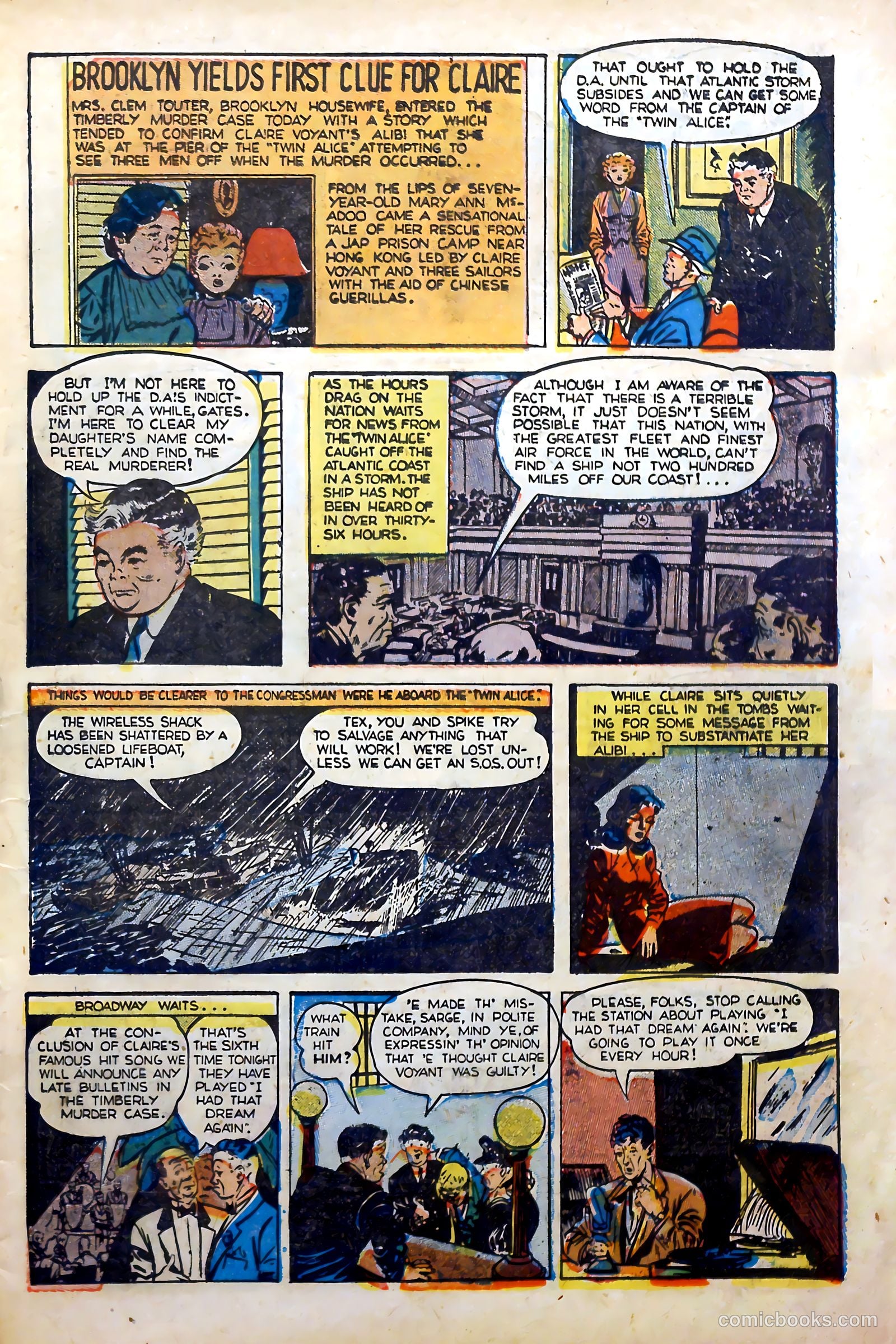 Claire Voyant #2 (1947) — page 7 of 36