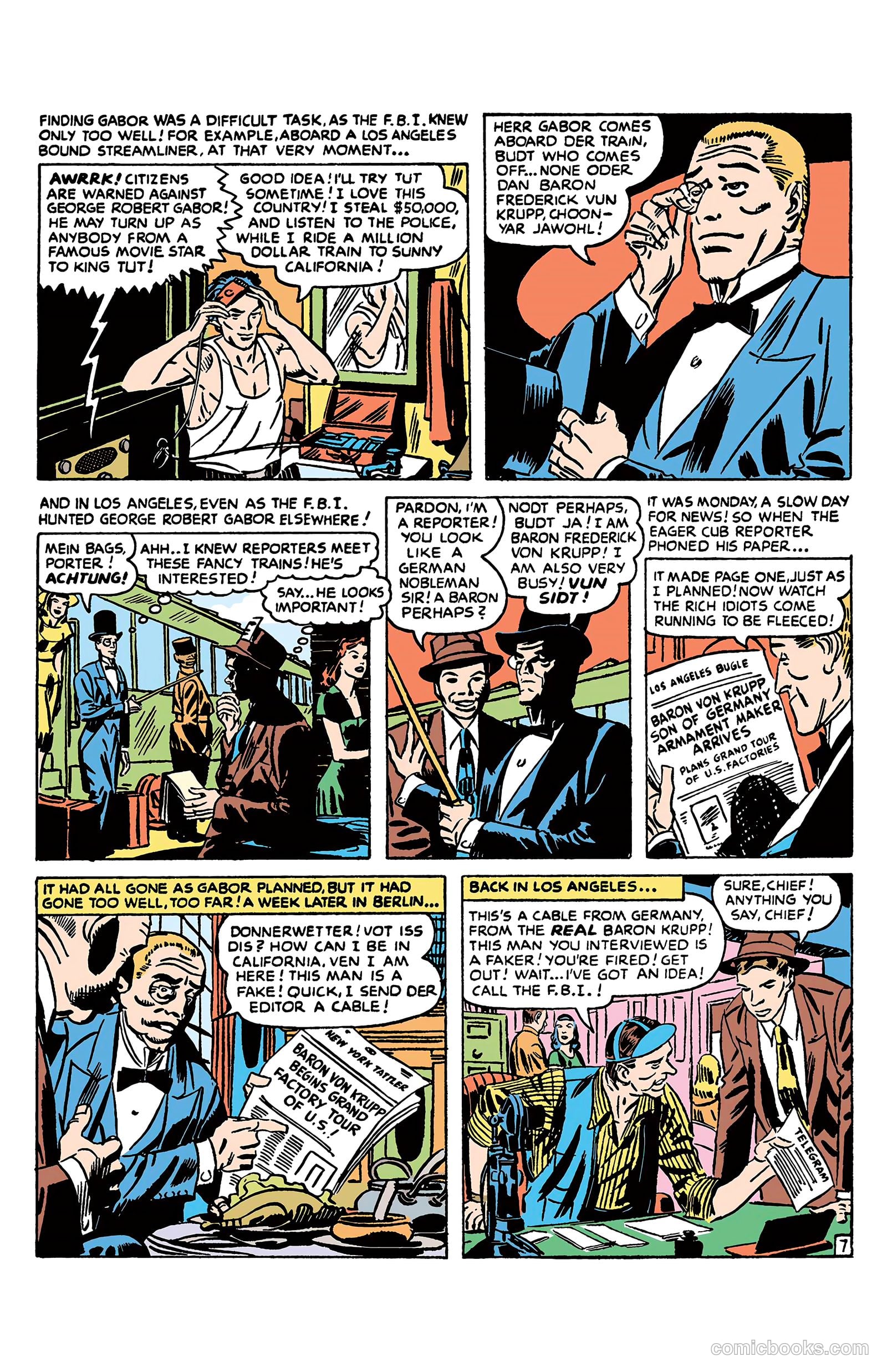 Classic Comics #1 (1941) — page 7 of 29