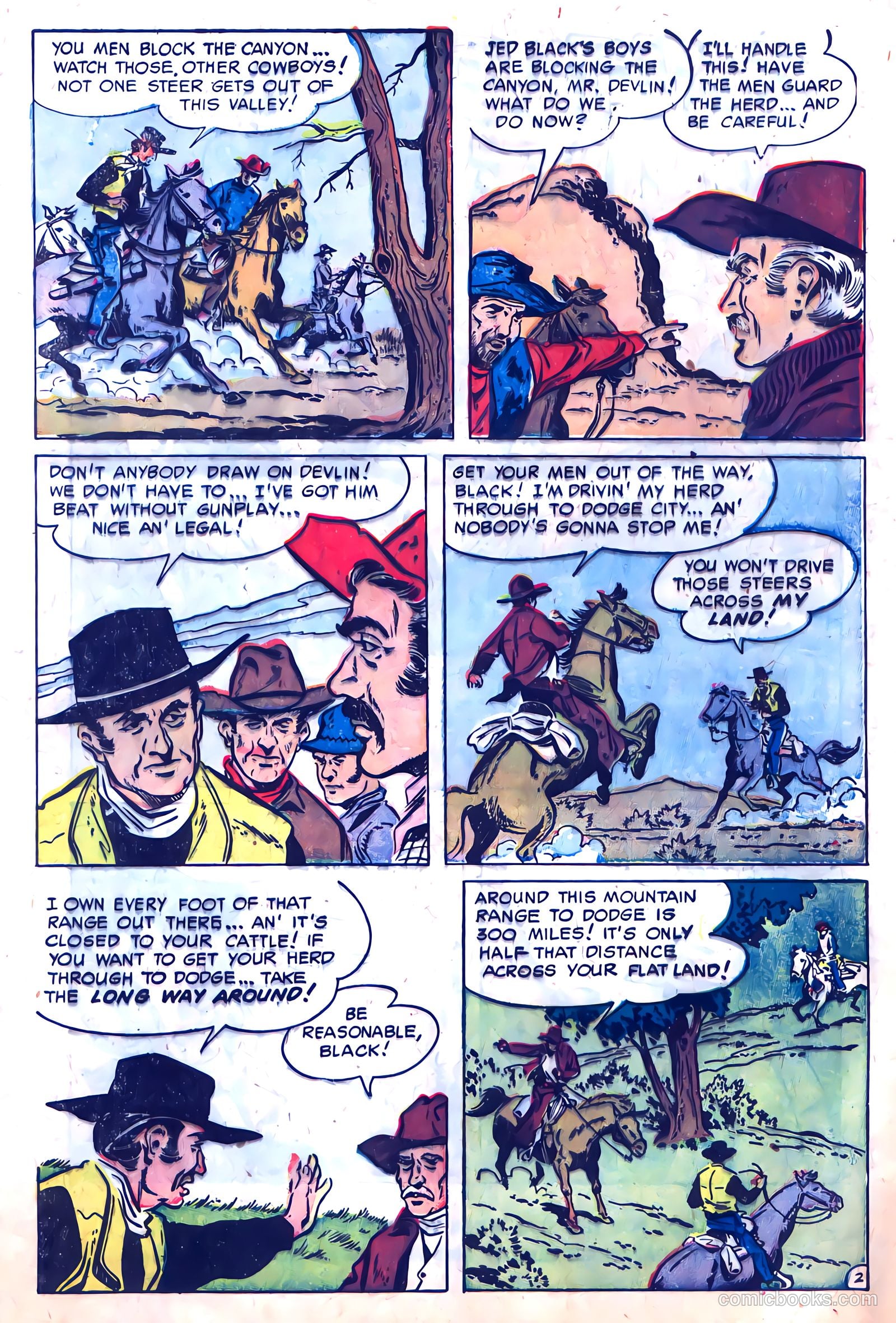 Clay Cody, Gunslinger #1 (1957) — page 4 of 36