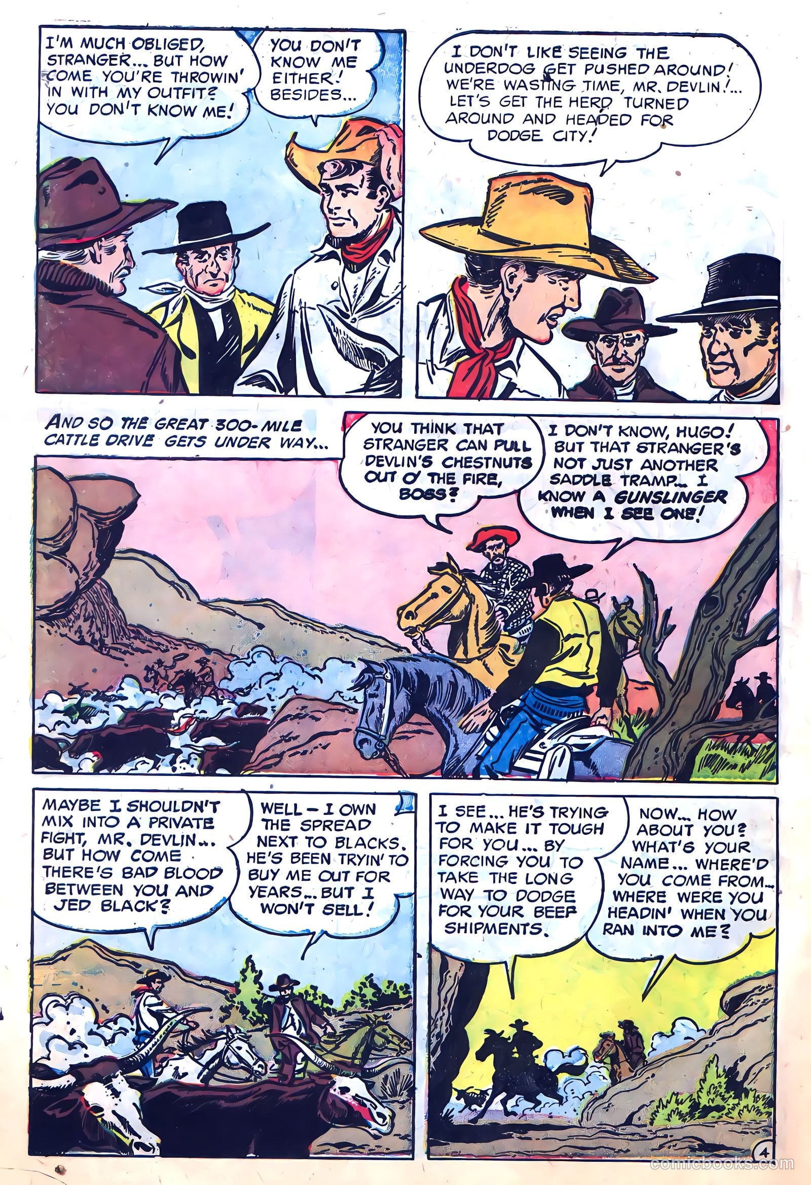 Clay Cody, Gunslinger #1 (1957) — page 6 of 36