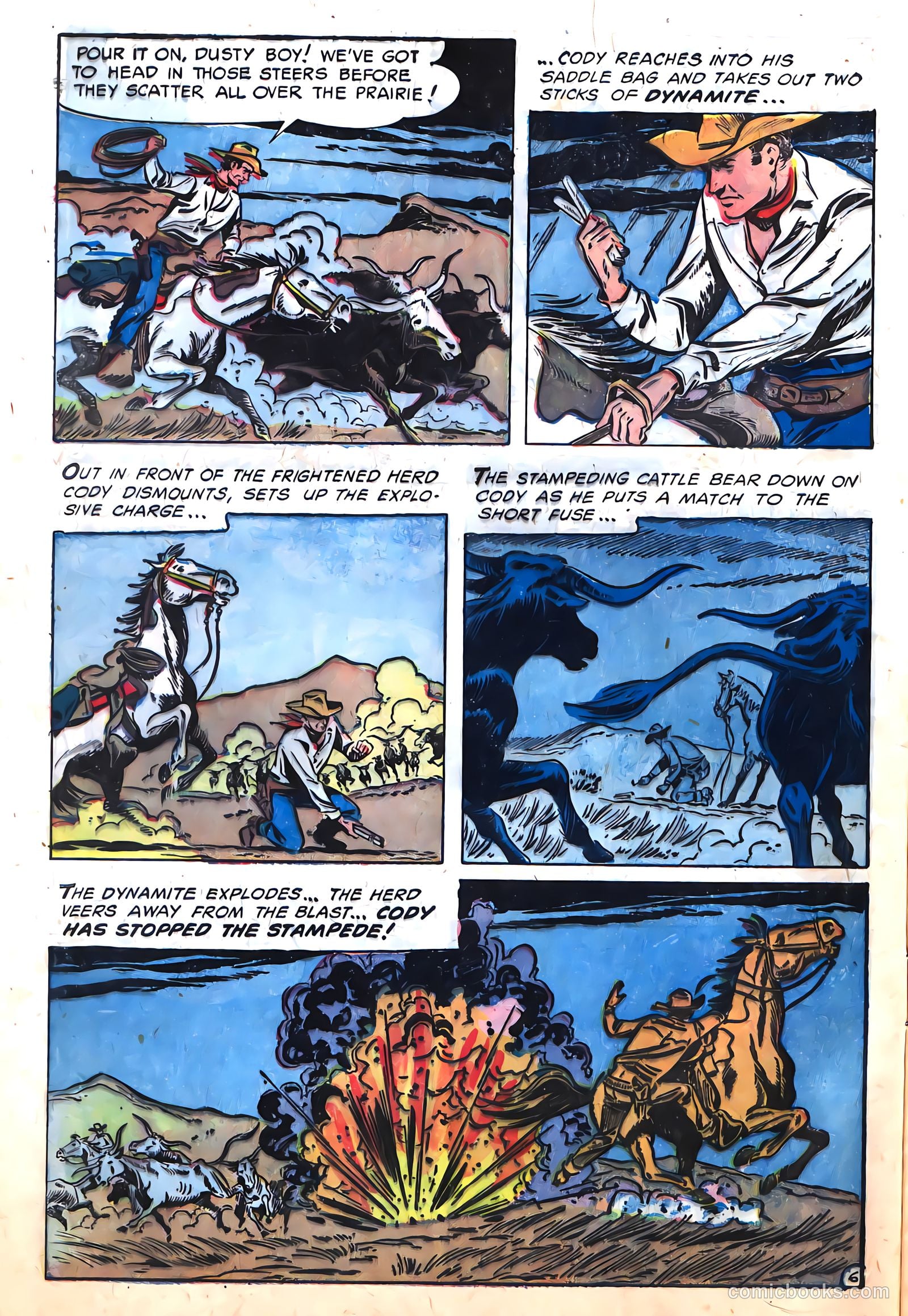 Clay Cody, Gunslinger #1 (1957) — page 8 of 36