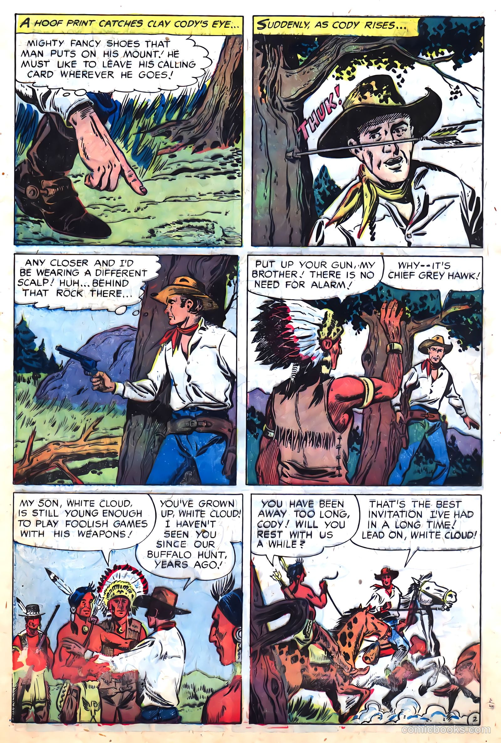 Clay Cody, Gunslinger #1 (1957) — page 13 of 36