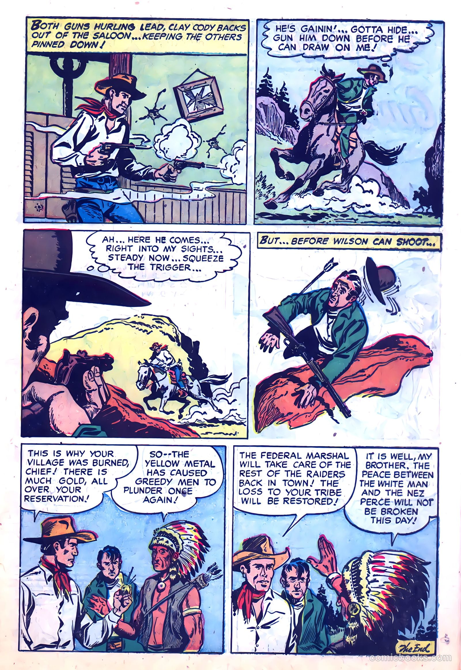 Clay Cody, Gunslinger #1 (1957) — page 19 of 36