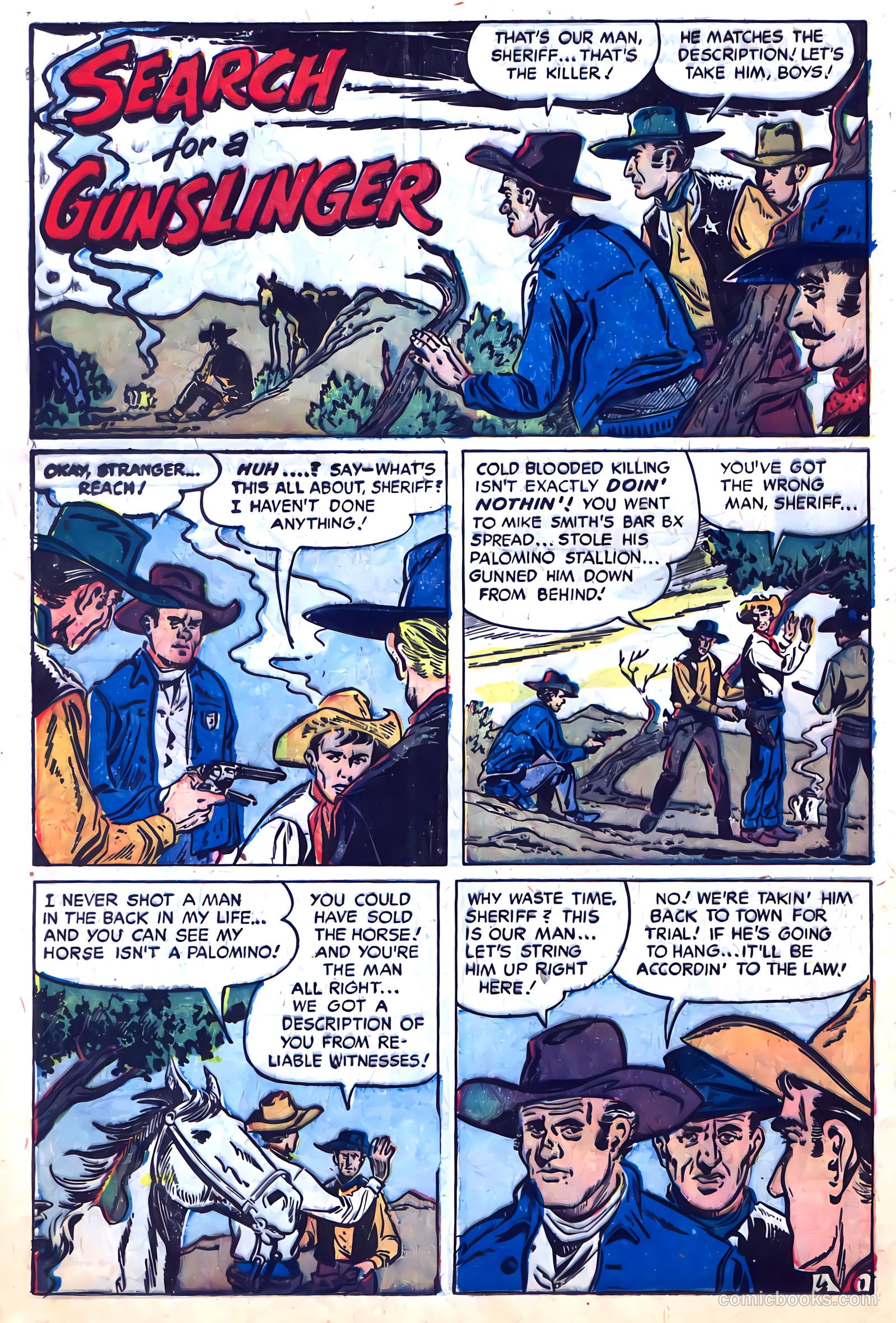 Clay Cody, Gunslinger #1 (1957) — page 20 of 36